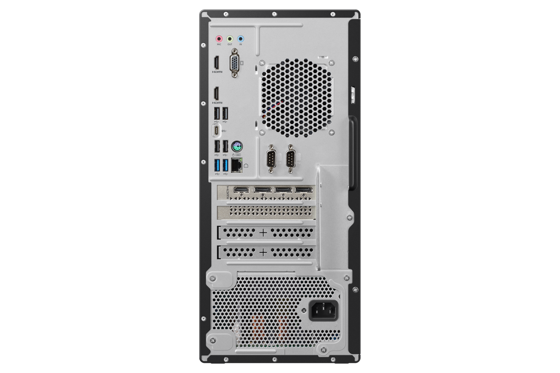 데스크탑 Tower Core™ Ultra 5 / 256 GB NVMe SSD 후면