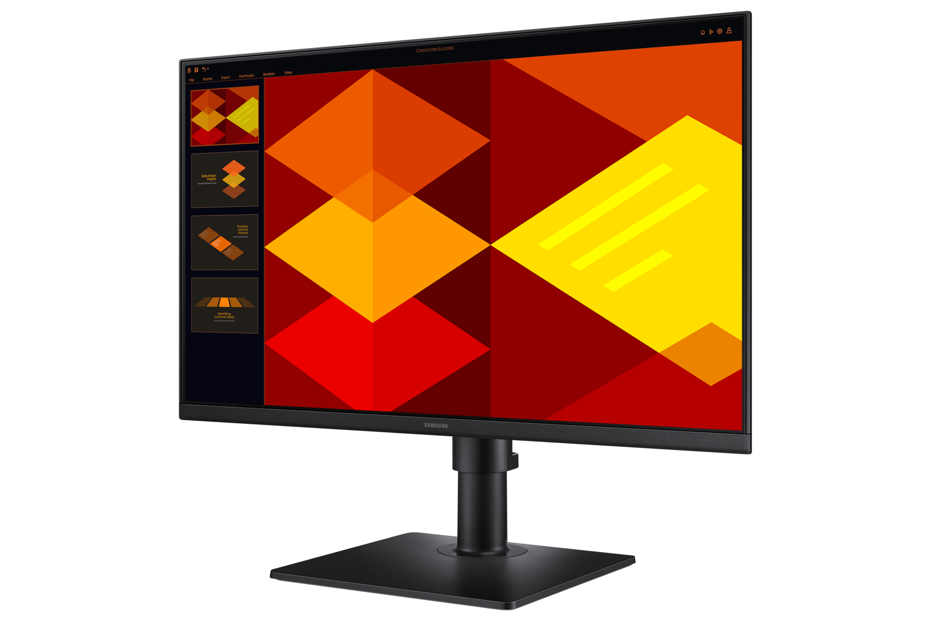 에센셜 모니터 왼쪽 45도