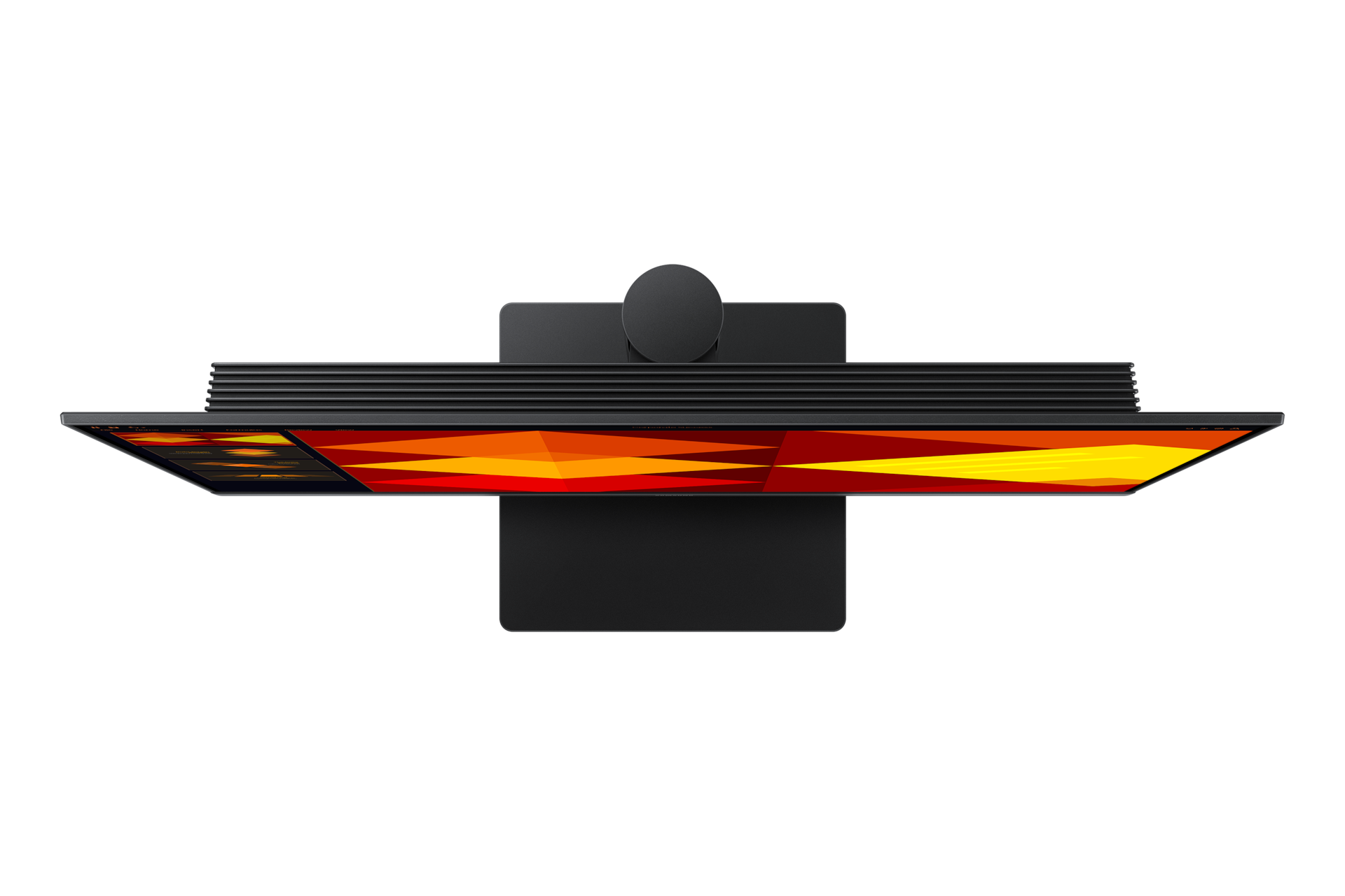 에센셜 모니터 위에서 본 화면