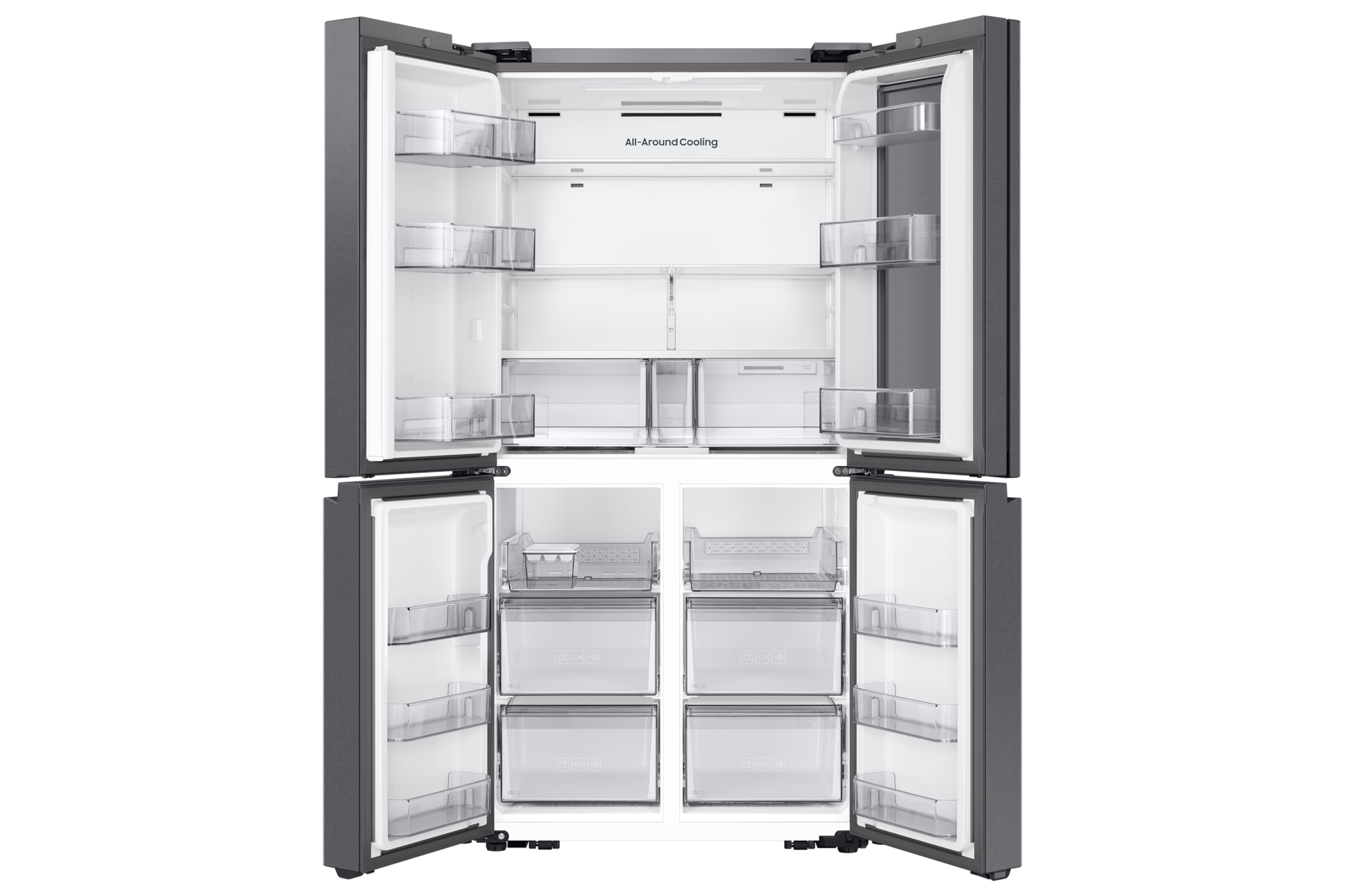 Bespoke AI 냉장고 4도어 902L 에센셜 다크 메탈 내상컷