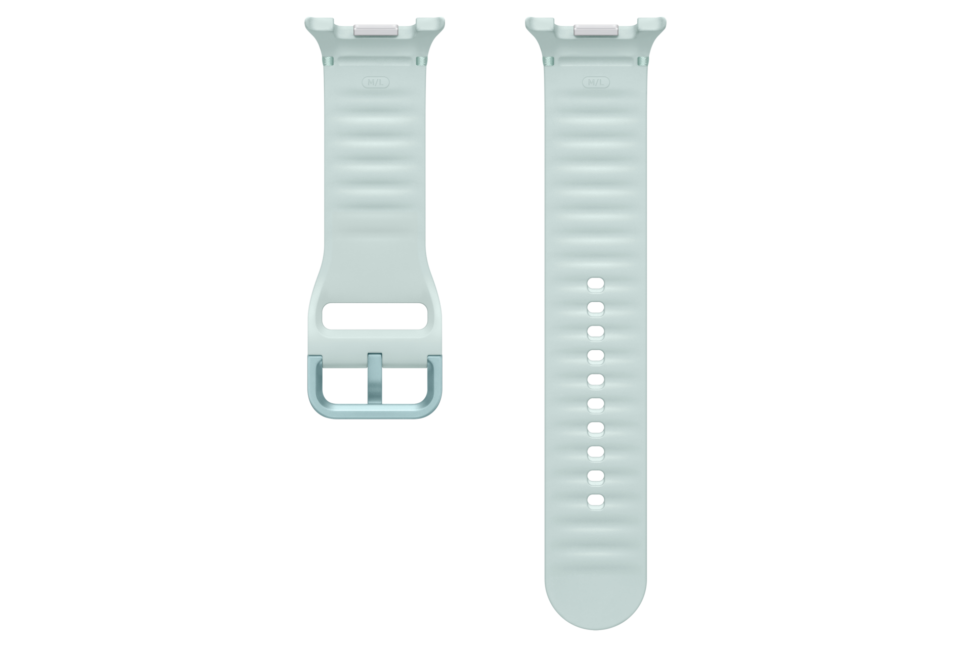 갤럭시 워치8 시리즈 스포츠 밴드 (와이드, M/L) (민트) 홀밴드와 버클 밴드 후면 이미지