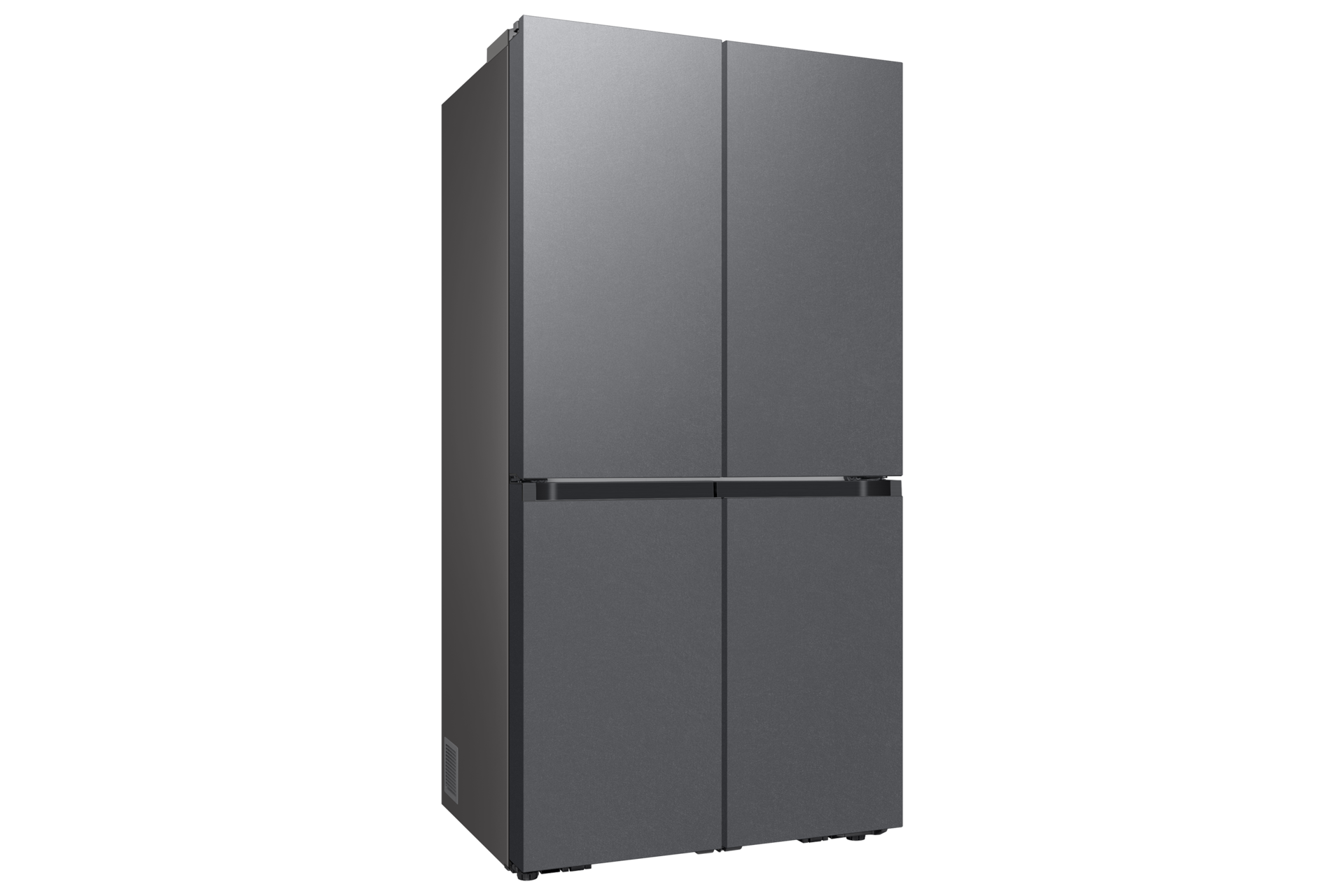 Bespoke AI 냉장고 4도어 902L 에센셜 다크 메탈 좌측면