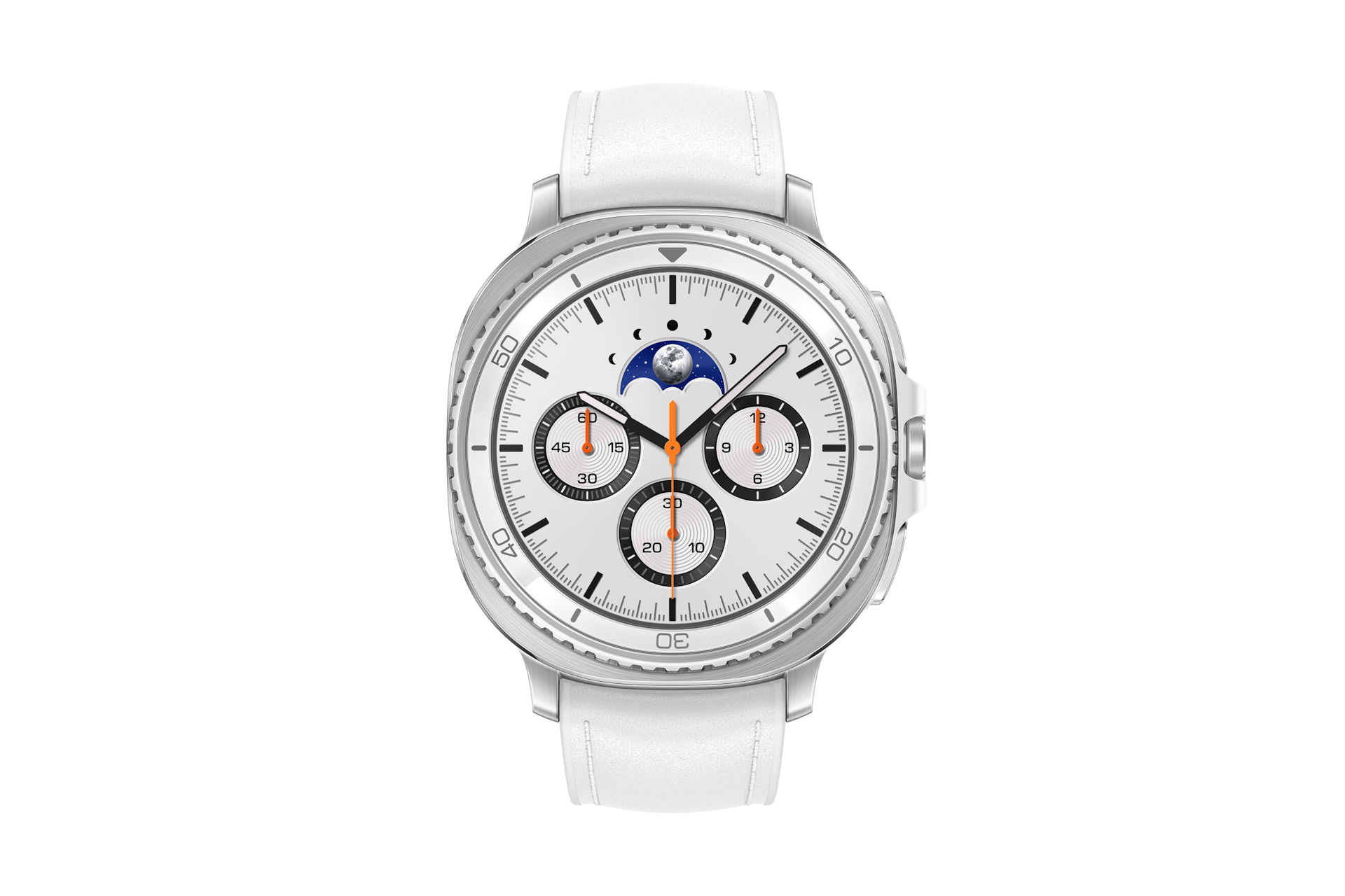 갤럭시 워치8 클래식 (LTE 자급제, 46mm) (화이트) 정면