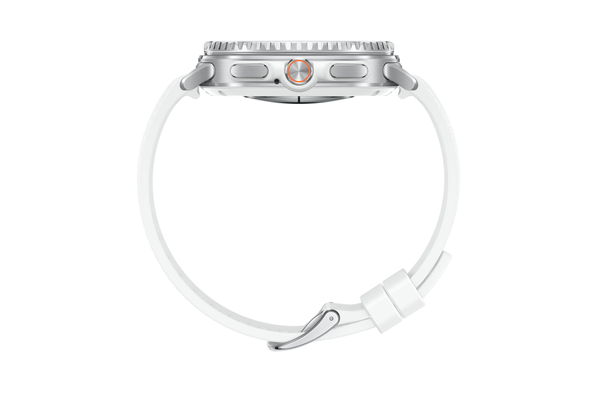 갤럭시 워치8 클래식 (LTE 자급제, 46mm) (화이트) 완전 측면