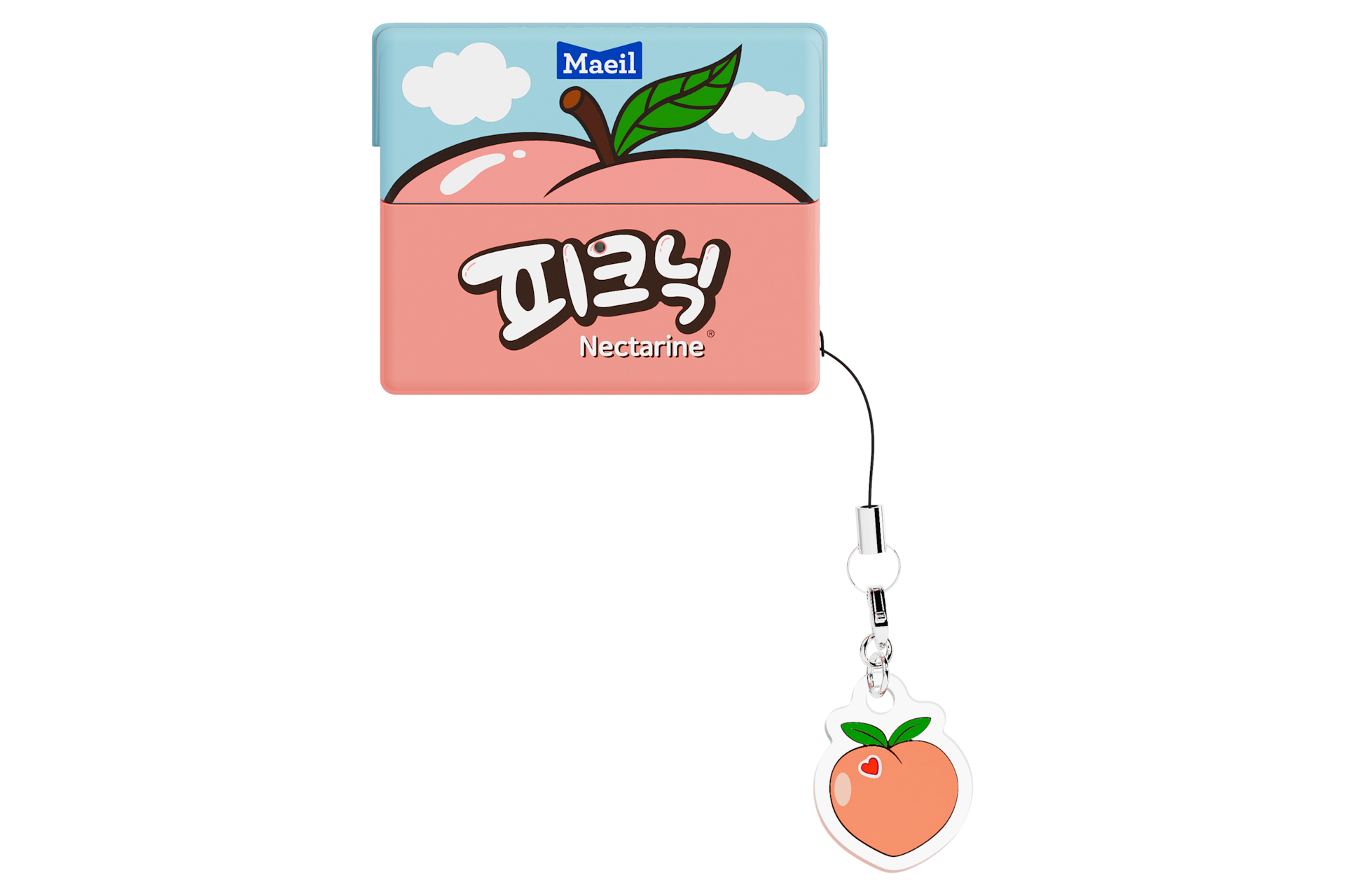 갤럭시 버즈3│버즈3 프로 케이스 (피크닉 천도복숭아) 첫번째 이미지