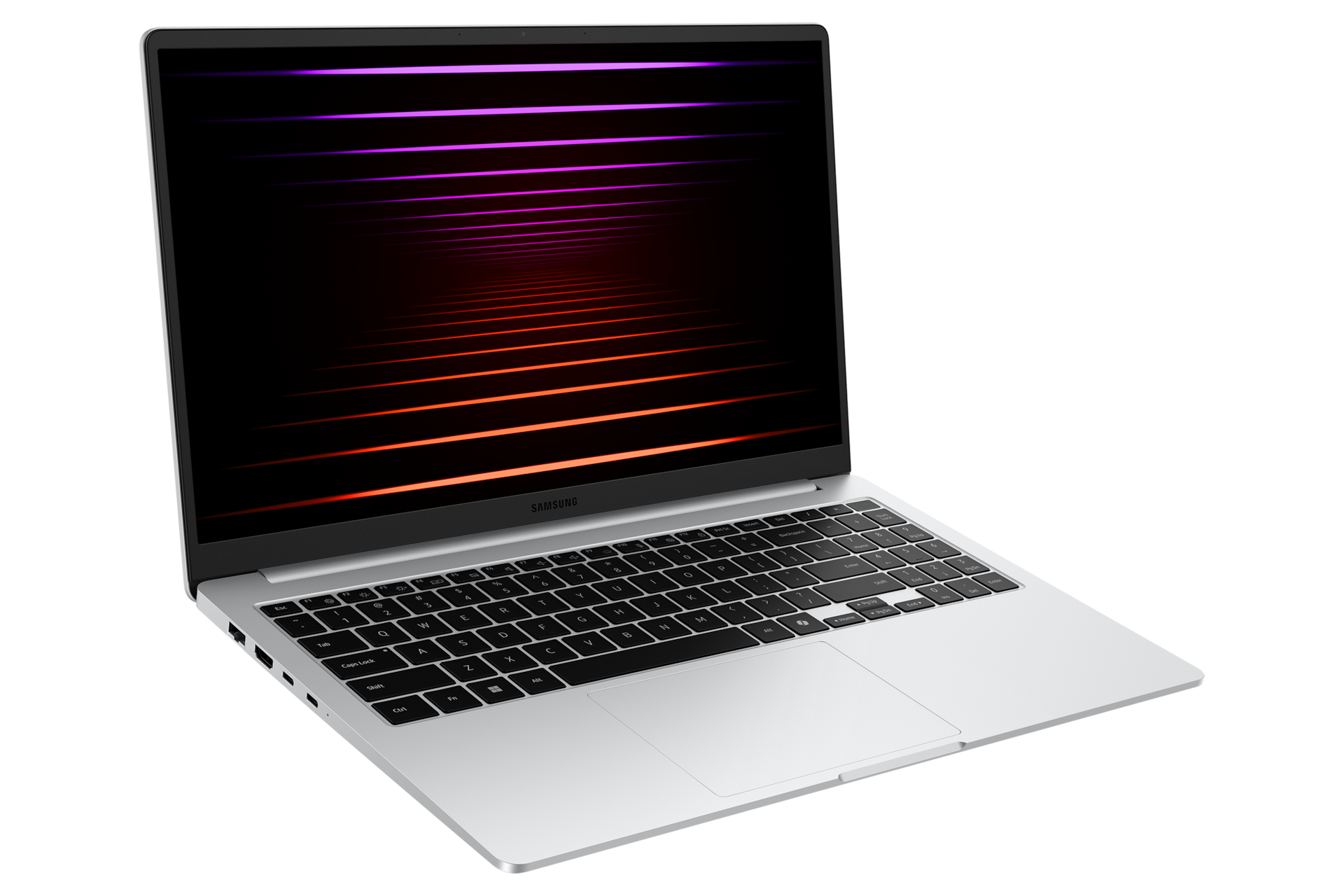 갤럭시 북5 (39.6cm) Core™ Ultra 5 / 256GB NVMe SSD 펼쳐진 우측면