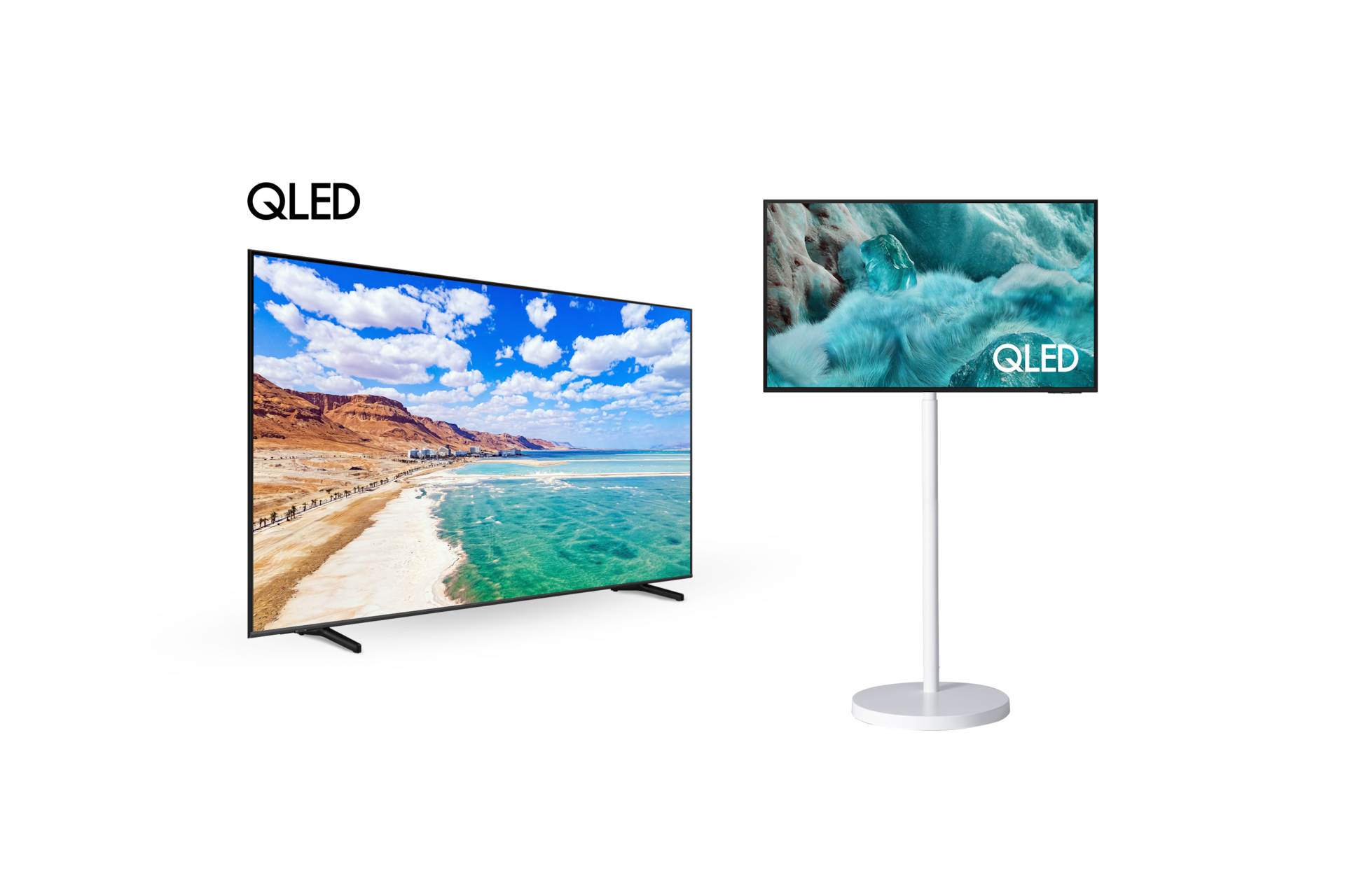 2024 QLED 4K QDE1 (214 cm)+2025 무빙스타일 QLED 4K (QF7A) 화이트 (108cm) 대표 이미지