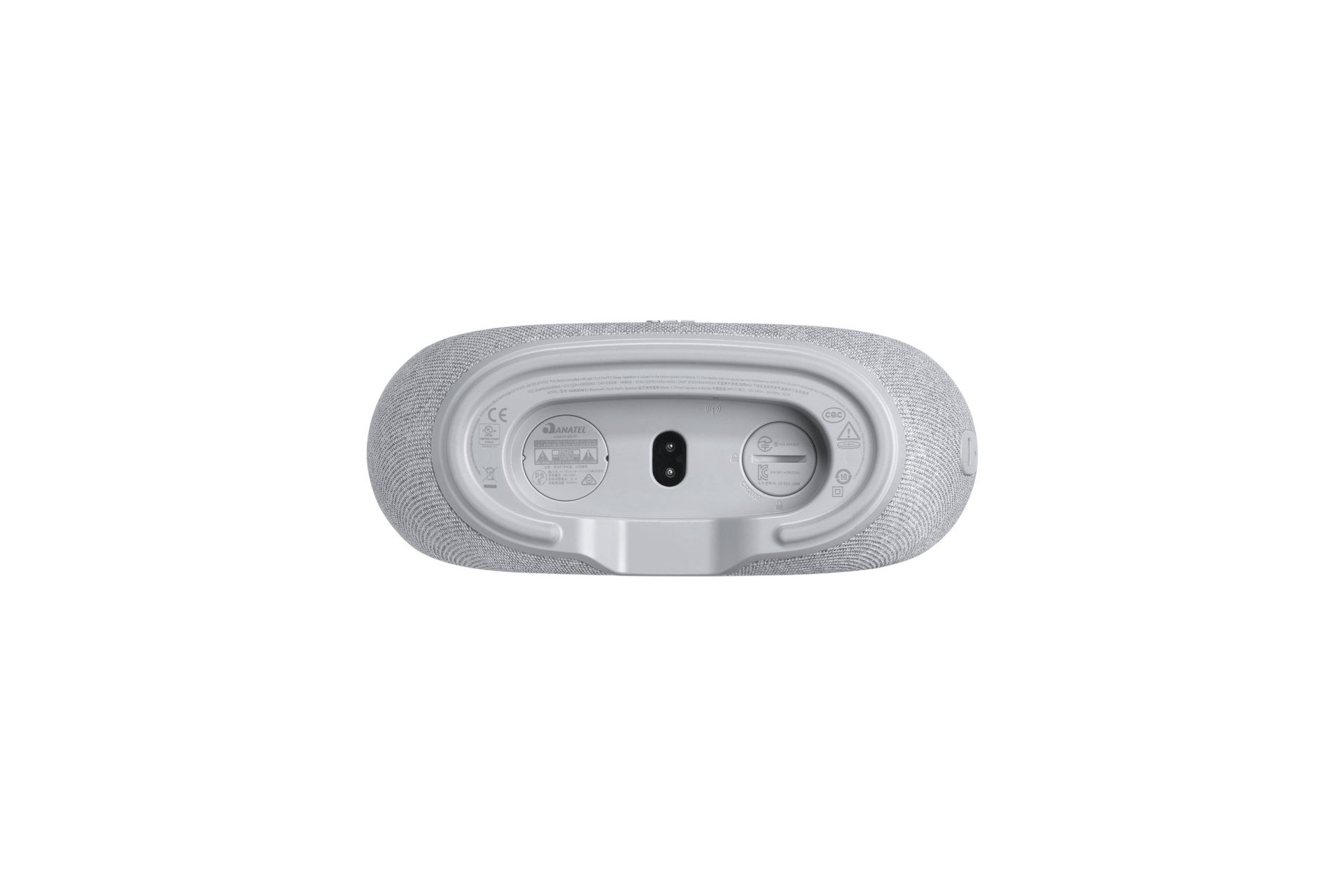 JBL HORIZON 3 블루투스 시계 FM 라디오 스피커 그레이 하단