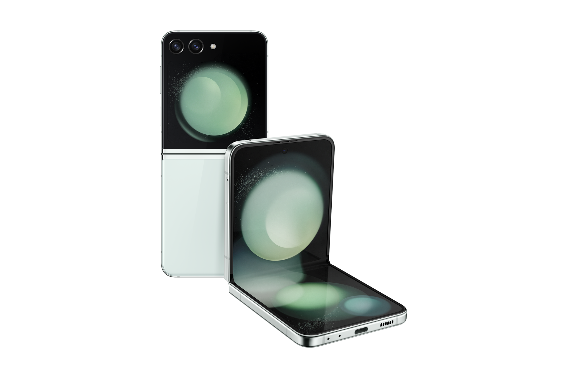 갤럭시 Z 플립5 인증중고폰 자급제 민트 첫번째 이미지