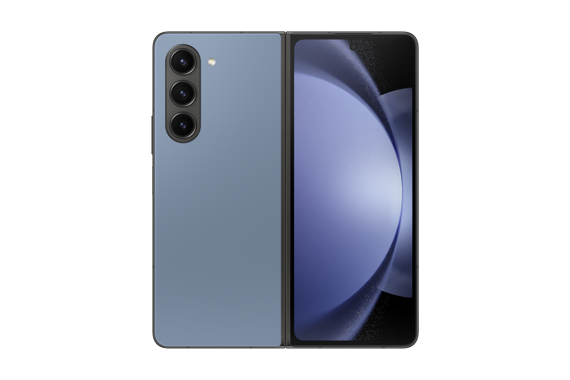갤럭시 Z 폴드5 인증중고폰 자급제 (삼성닷컴/삼성 강남 전용컬러) 블루 네번재 이미지