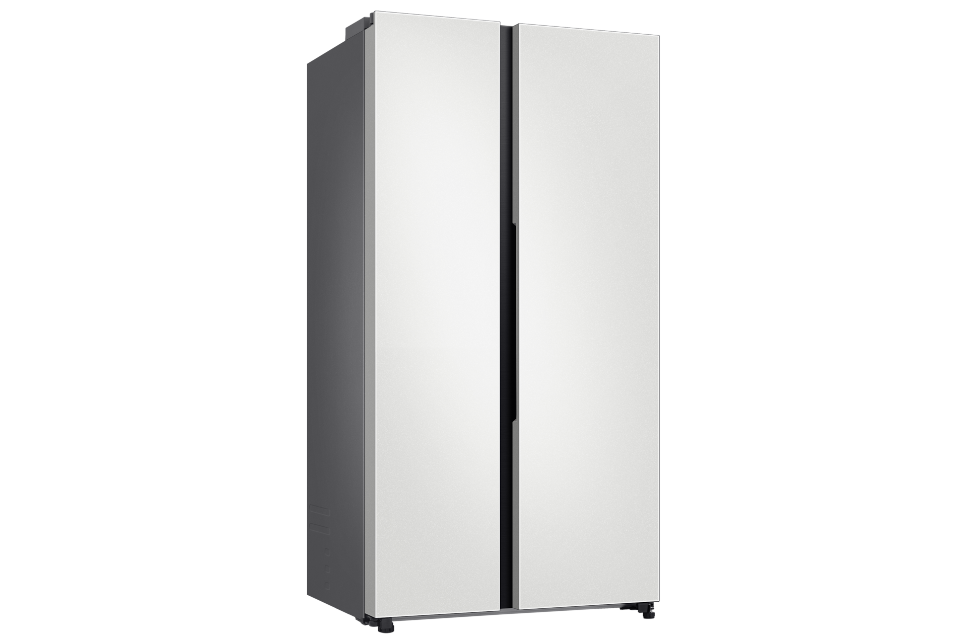 Bespoke 양문형 냉장고 651L 코타 화이트 좌측면