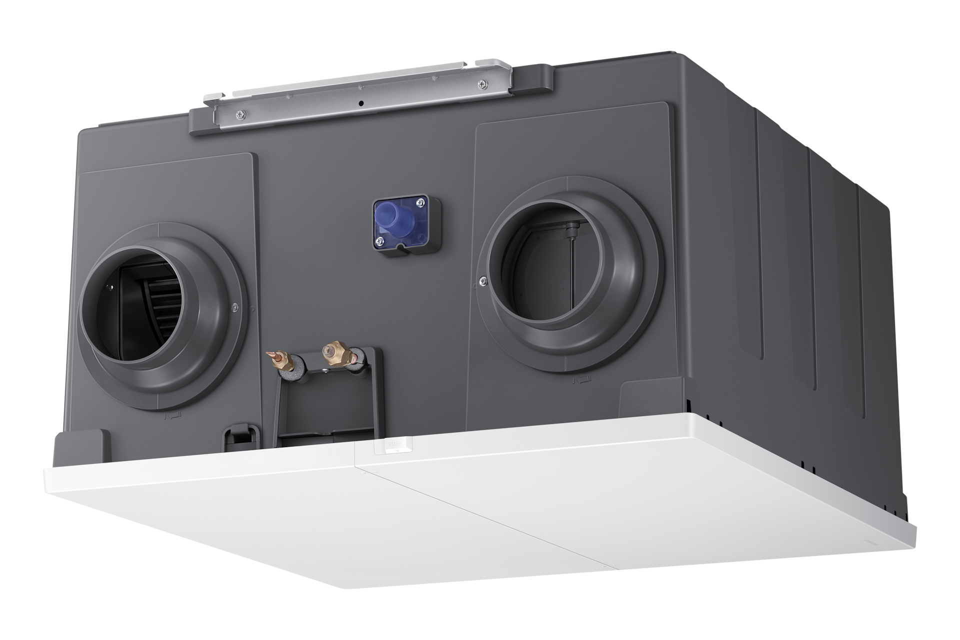 Infinite Line 무풍 시스템에어컨 136.6㎡ 4실 (UV실내기)+Bespoke AI 에어 콤보 (우타입)  에어 콤보 우타입 우측 15도 컷