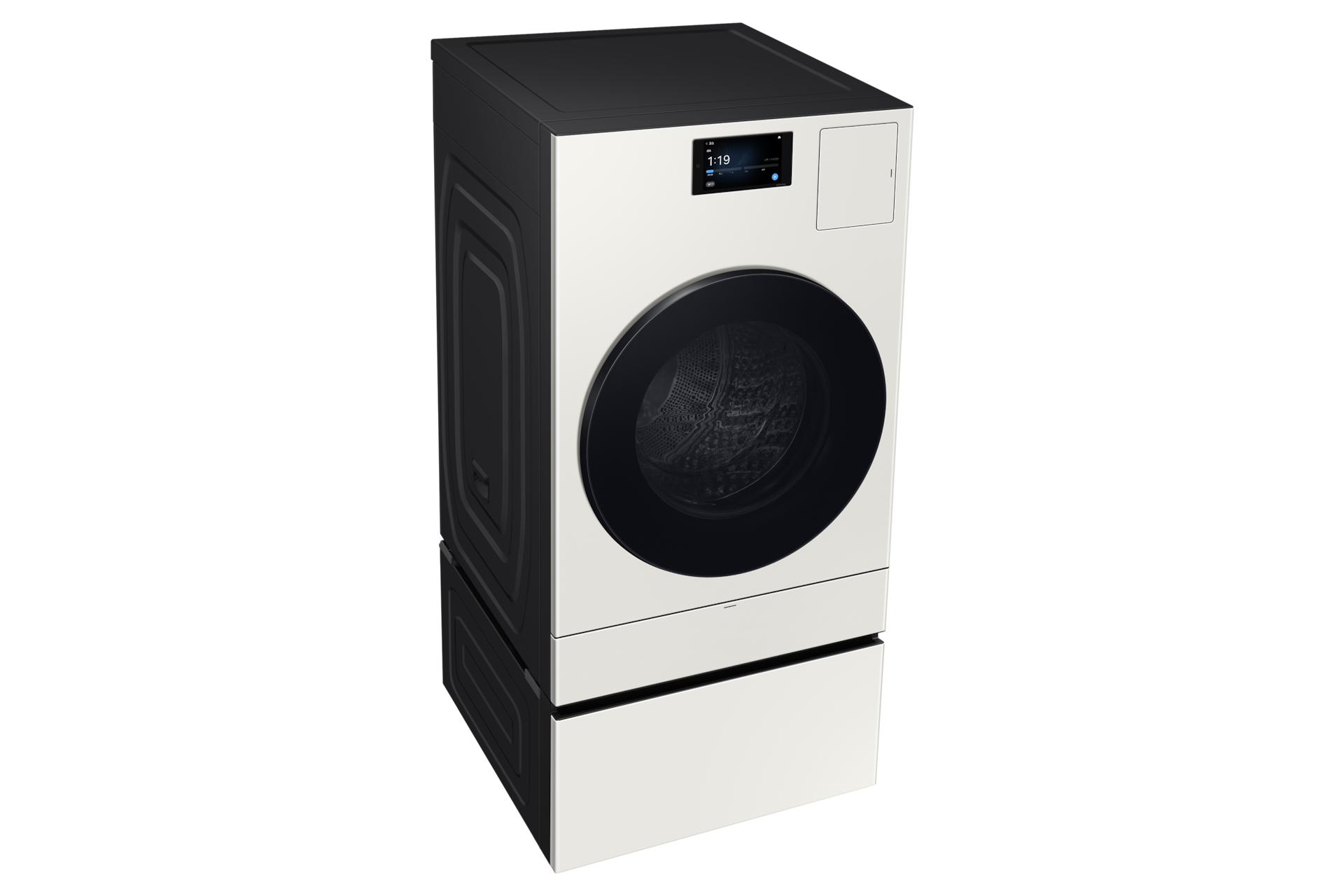 Bespoke AI 콤보 25/18kg (177.8mm LCD)+수납함 그레이지 좌측