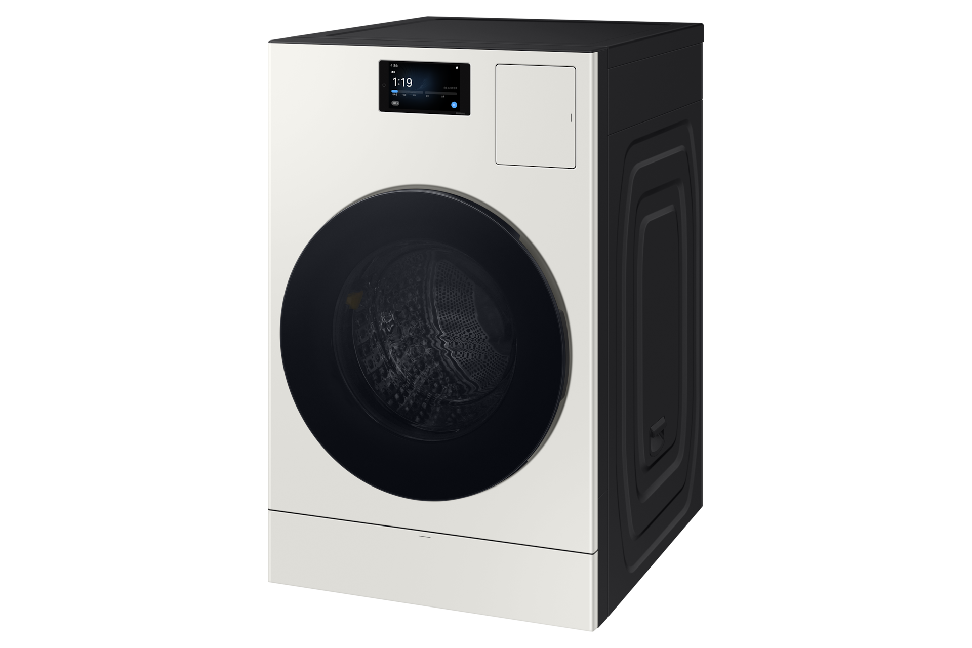 Bespoke AI 콤보 25/18kg (177.8mm LCD)+수납함 그레이지 콤보 우측 30도