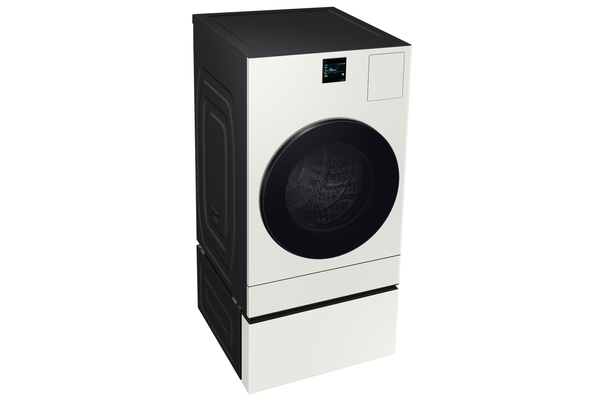 Bespoke AI 콤보 25/18kg (177.8mm LCD)+수납함 그레이지 좌측