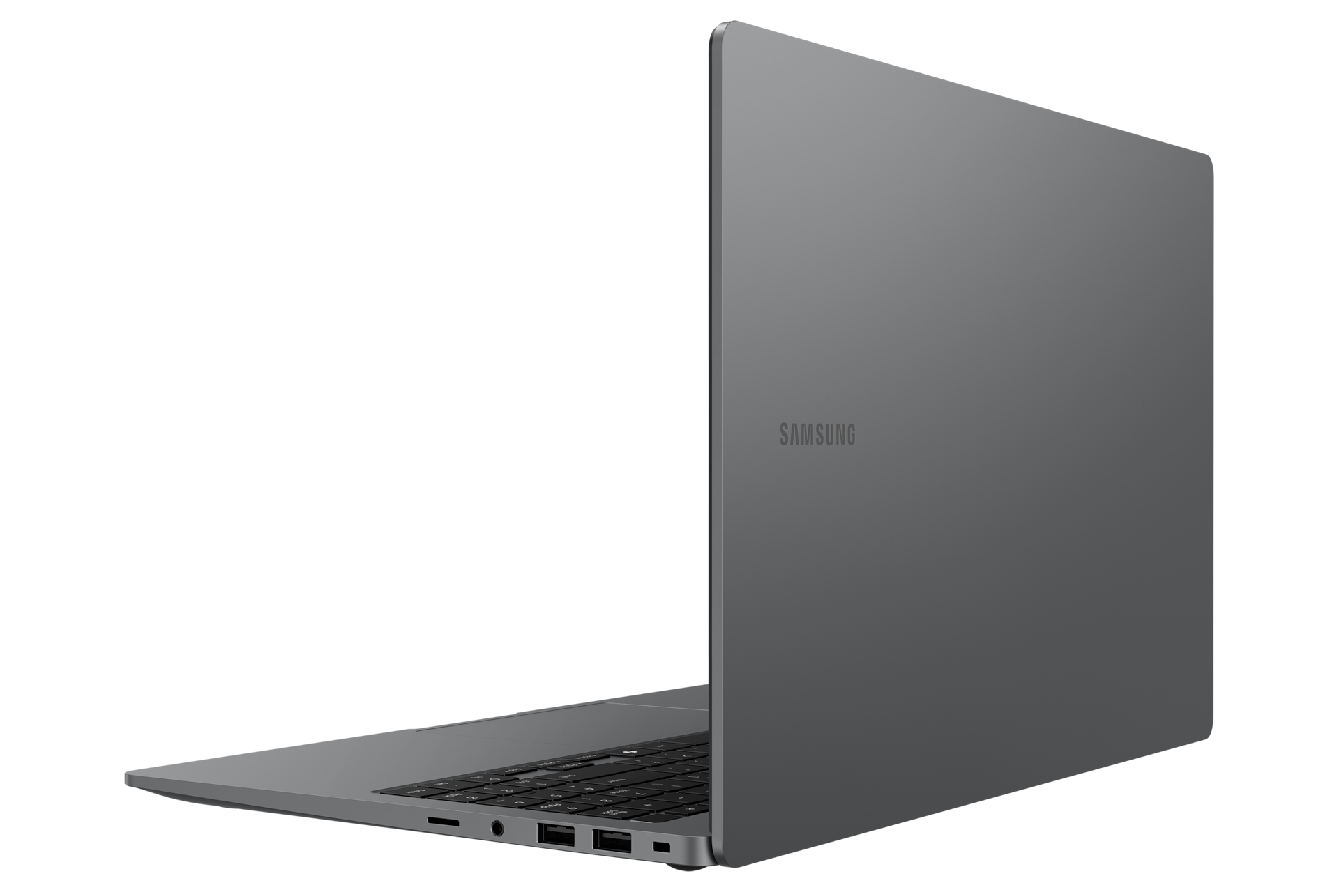 갤럭시 북5 (39.6cm) Core™ Ultra 5 / 256GB NVMe SSD 오픈상태 후면 45도