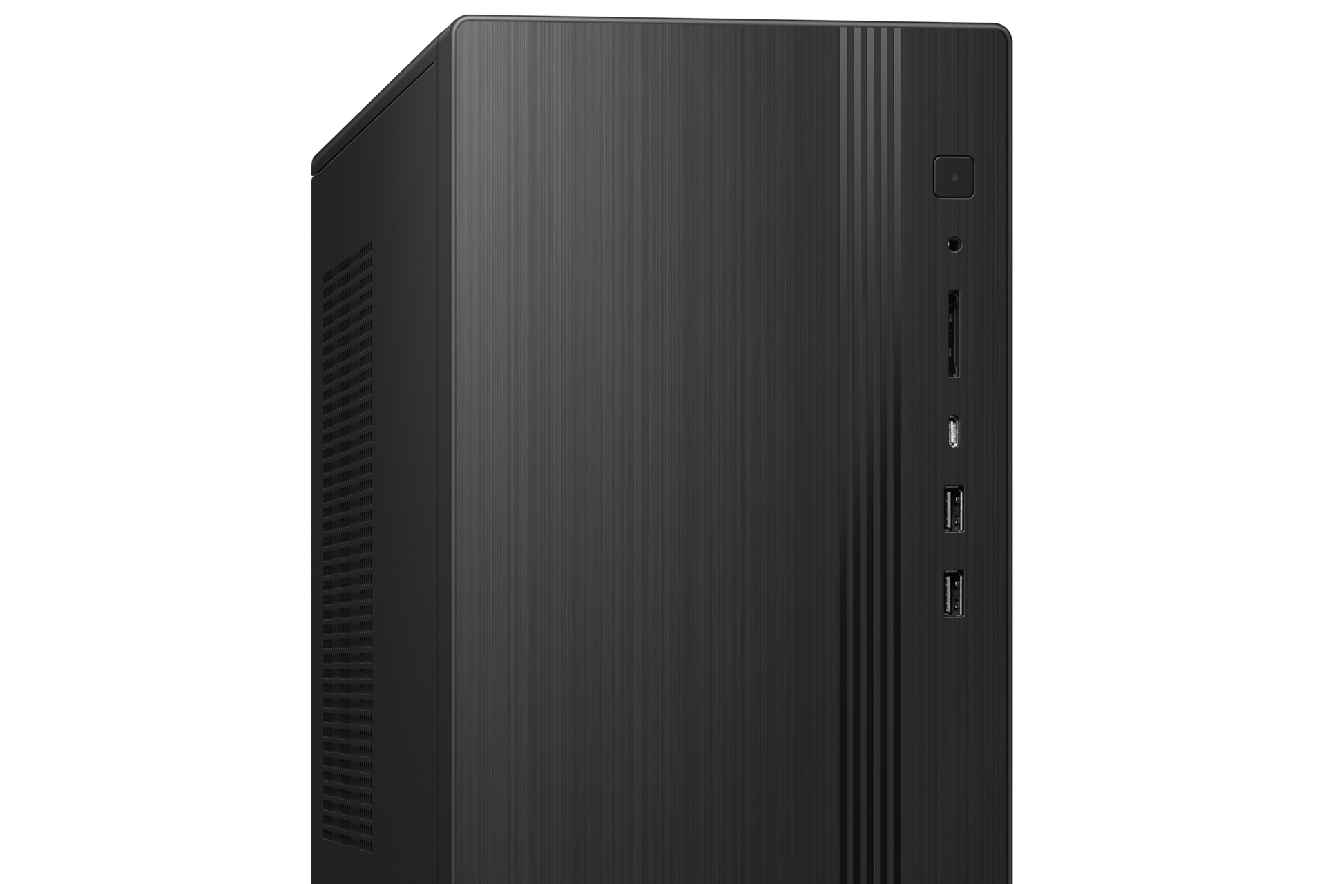 데스크탑 Tower Core™ Ultra 7 / 512GB NVMe SSD 전면 포트부 확대 