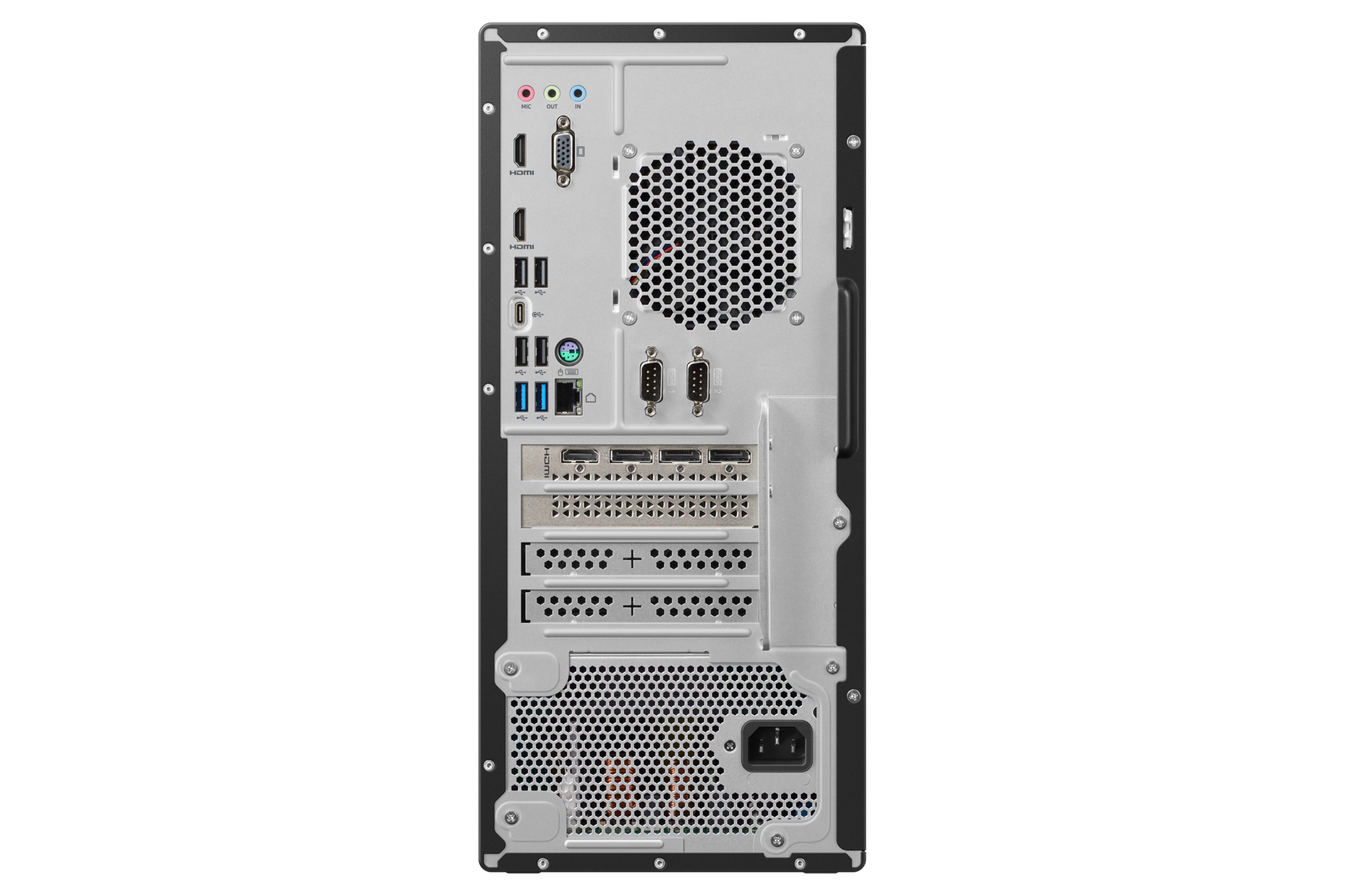 데스크탑 Tower Core™ Ultra 5 / 256GB NVMe SSD 후면