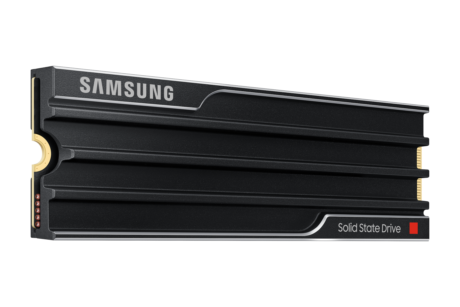 내장 SSD 9100 PRO WITH HEATSINK 8TB 블랙 오른쪽 30도 정면 이미지