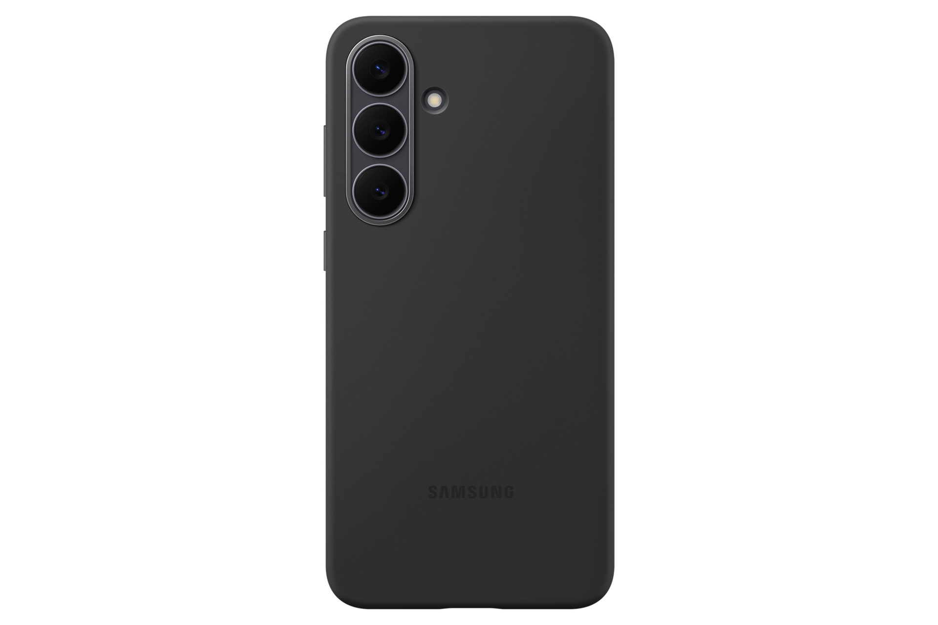 갤럭시 S25 FE 실리콘 케이스 (블랙) 후면 이미지