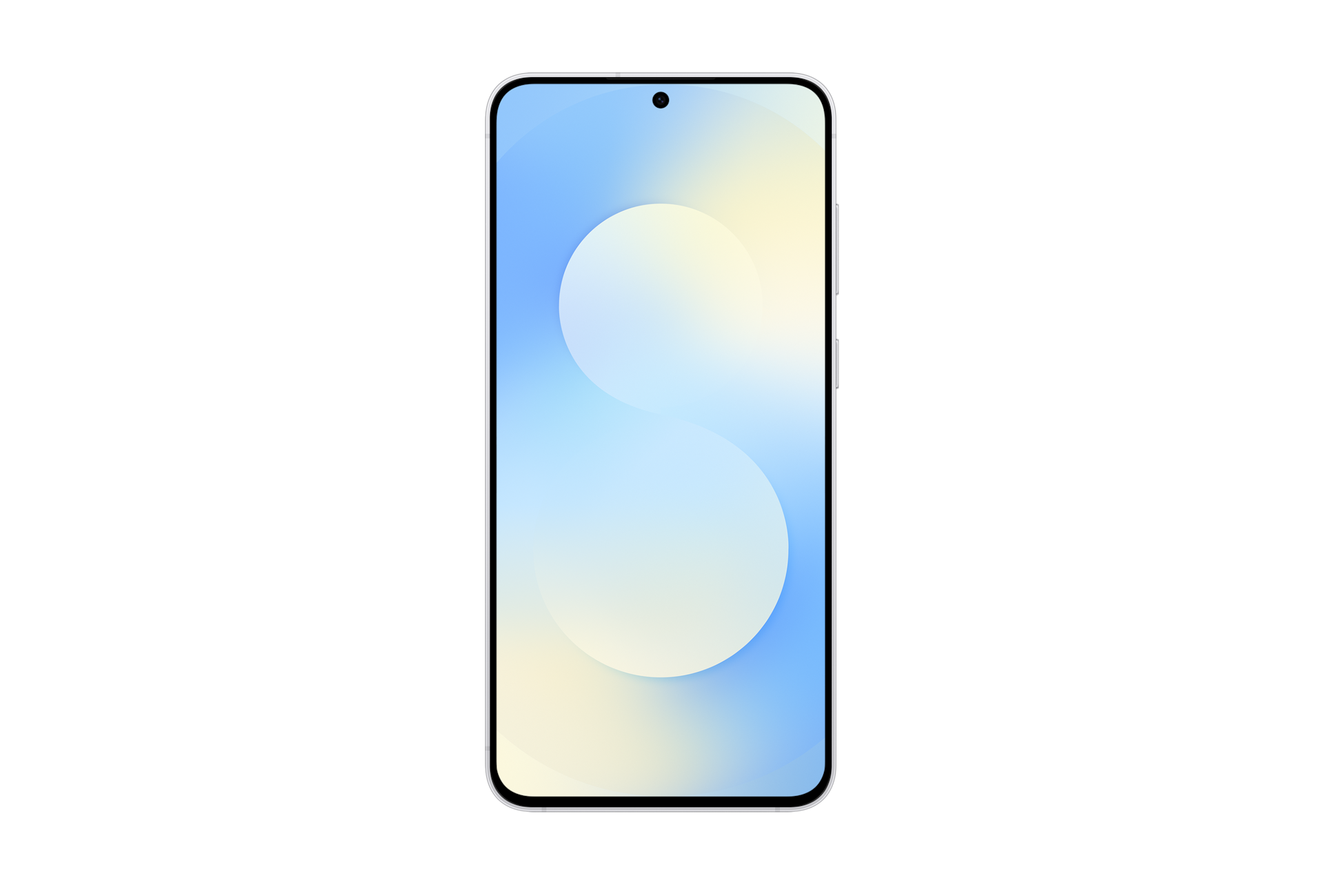 갤럭시 S25 FE 자급제 아이스블루 정면