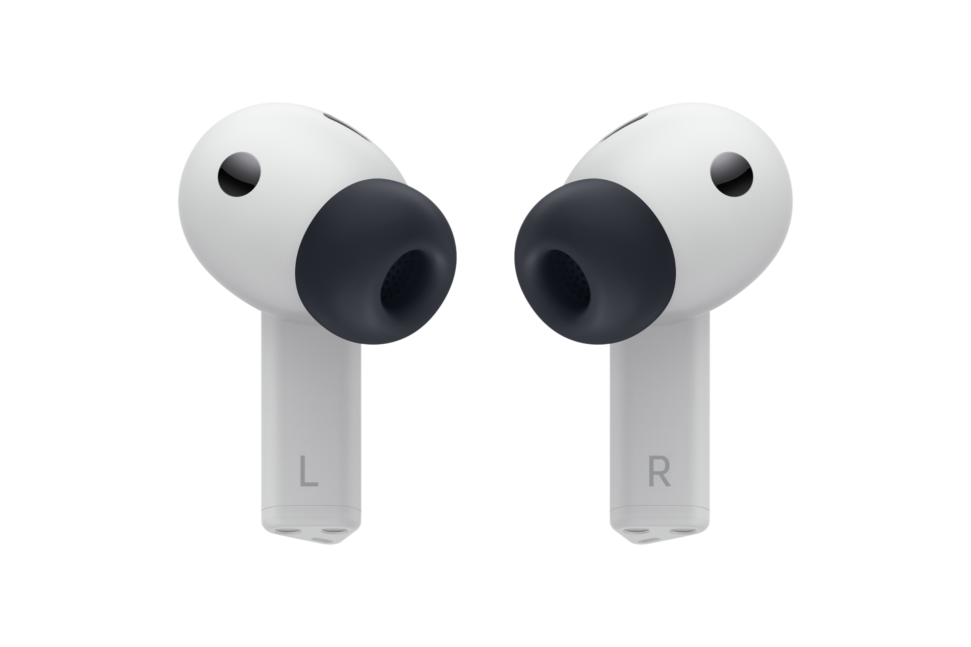 갤럭시 버즈3 FE 그레이 이어버드 뒷면