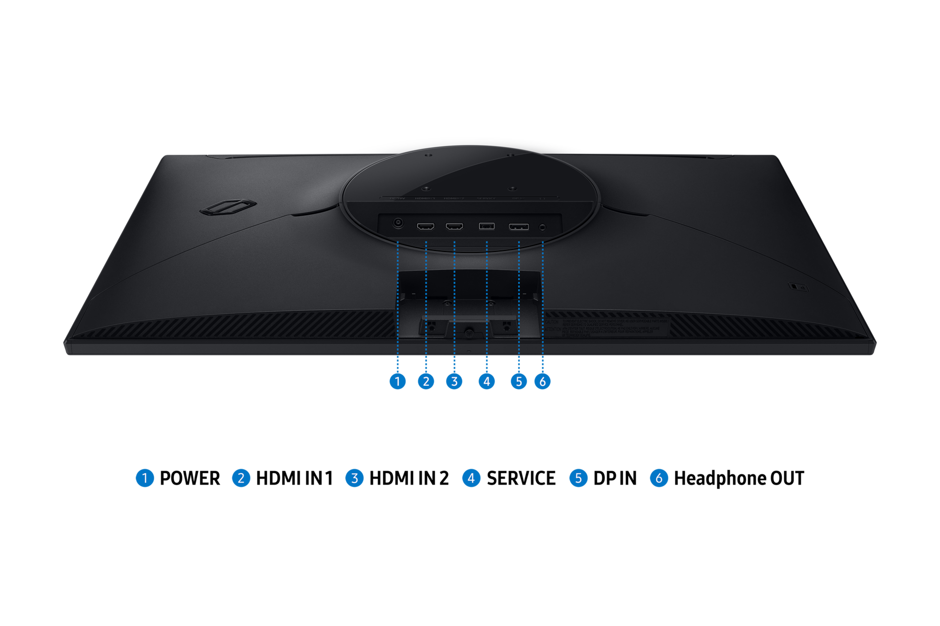 QHD 오디세이 G5 200Hz (LS27FG530) 후면 포트