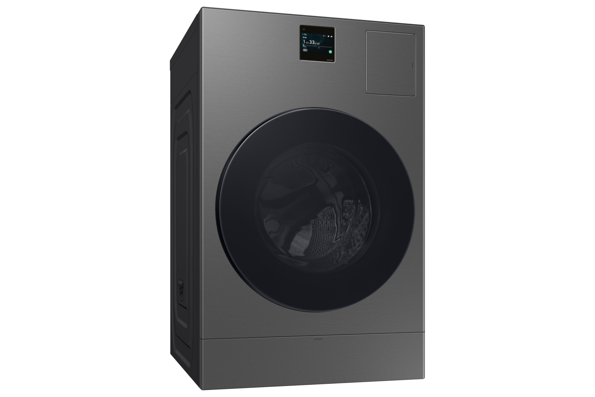 Bespoke AI 콤보 25/15kg (109.2mm LCD) 화이트 좌측 15도