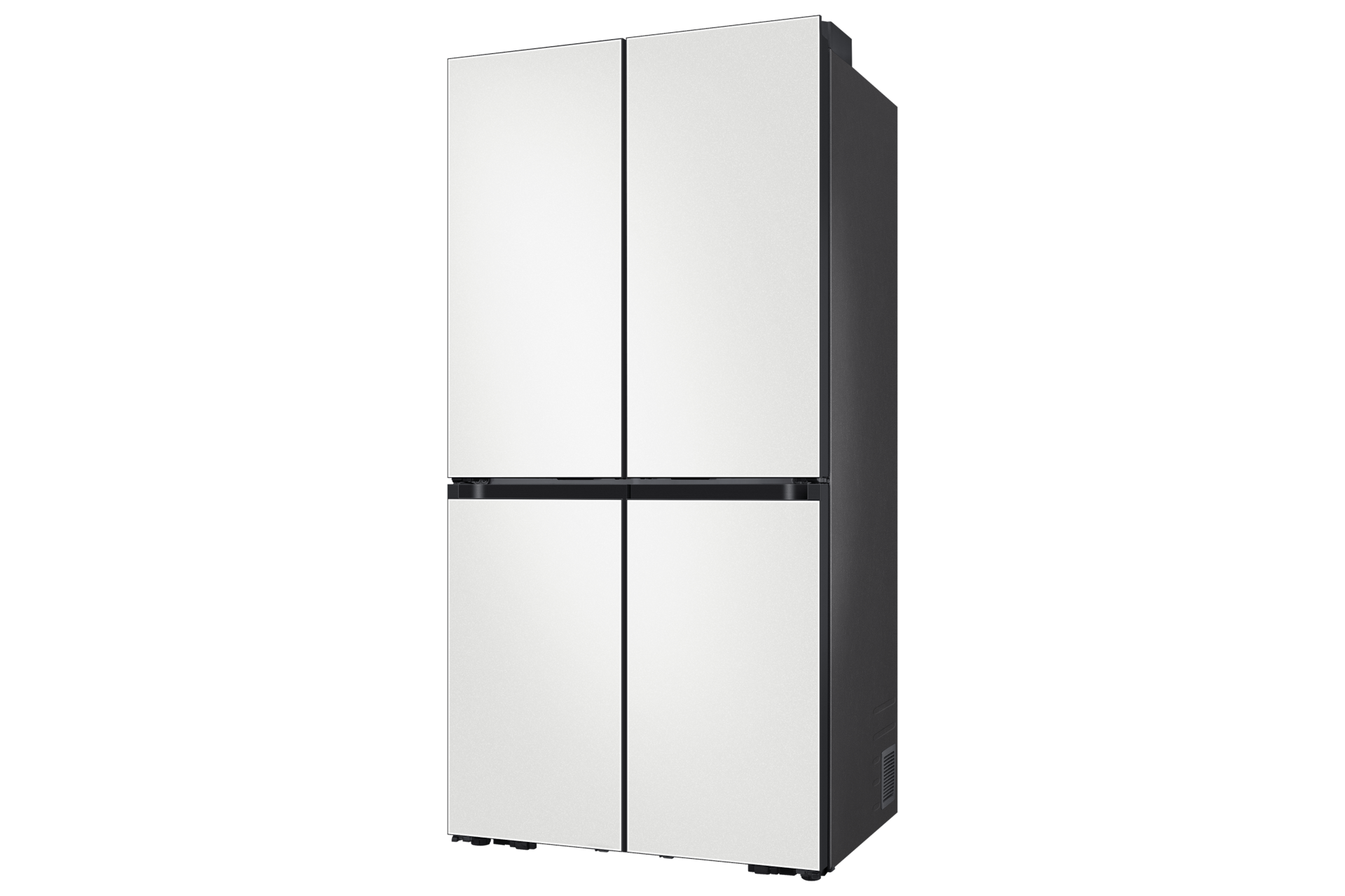 Bespoke AI 냉장고 4도어 키친핏 Max 636L 코타 화이트 우측면