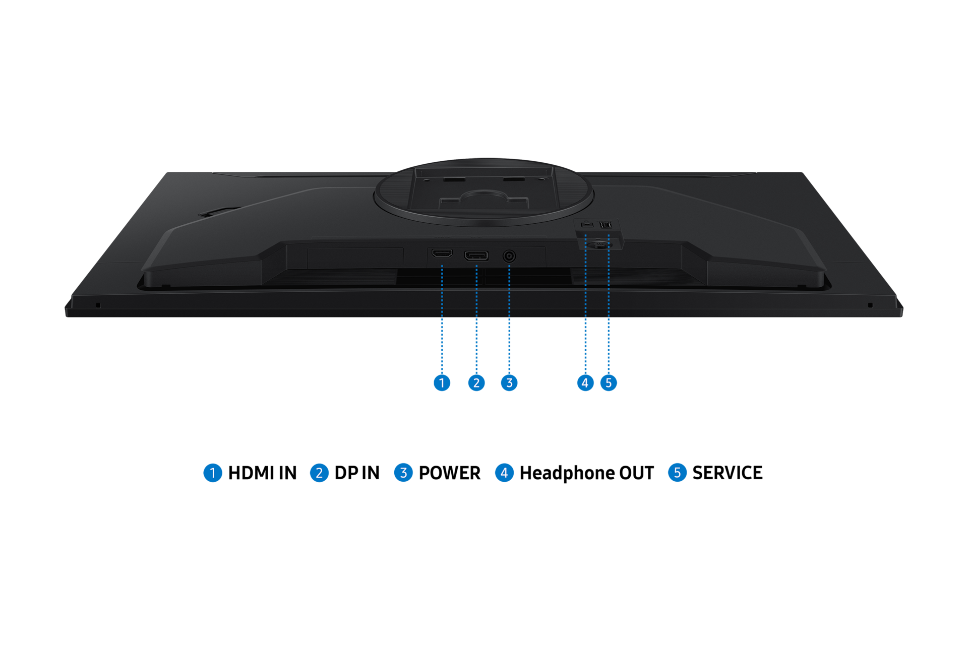 QHD 오디세이 G5 (LS27FG504) 180Hz 후면 포트