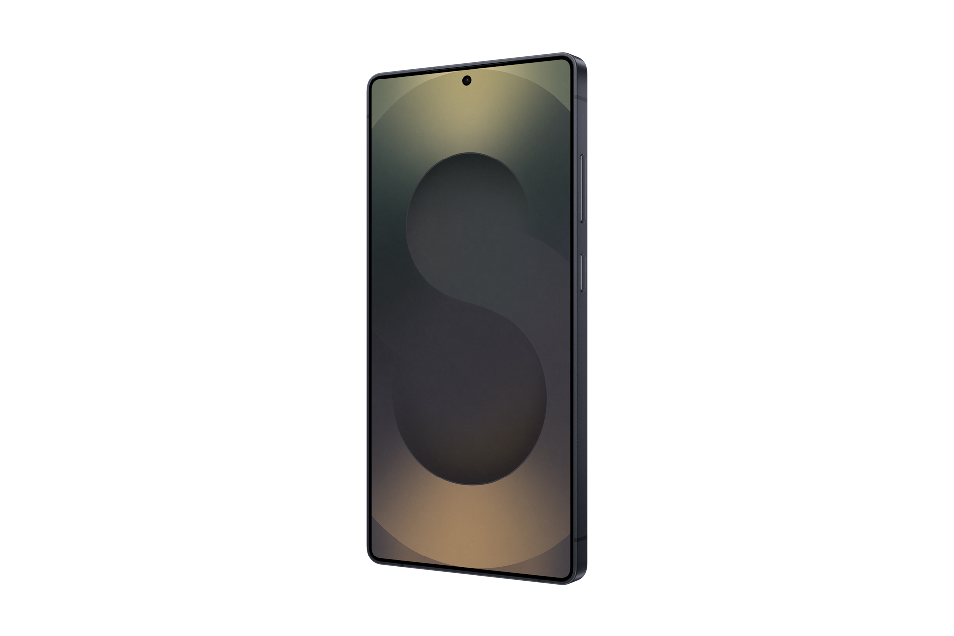 갤럭시 S25 울트라 인증중고폰 자급제 (삼성닷컴 전용컬러), 16GB+1TB 티타늄 제트 블랙 디스플레이가 보이는 정면 우측 45도