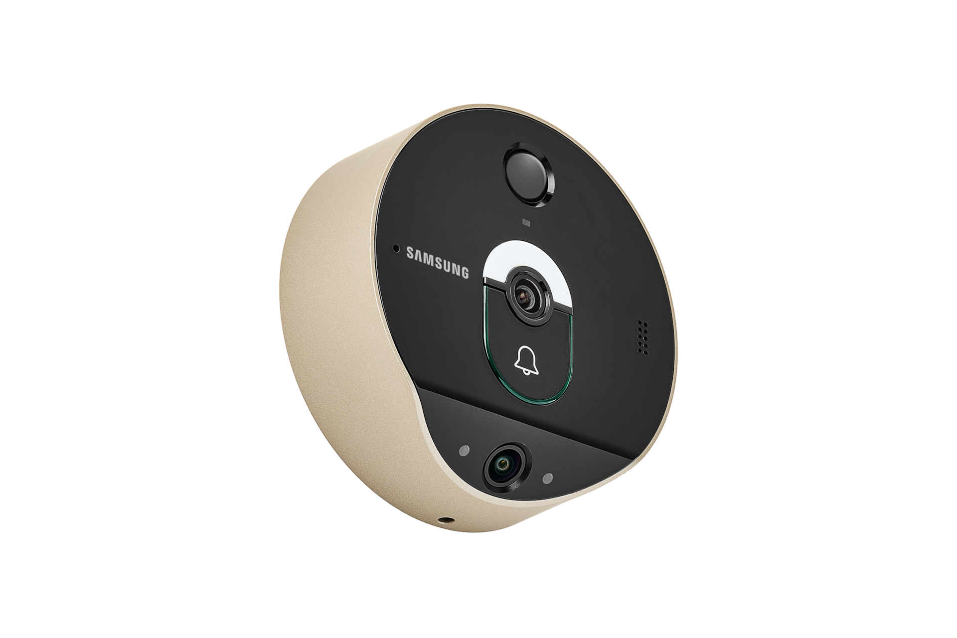 삼성 AI 도어캠 블랙 아래서 위로 올려보는 후면 15도