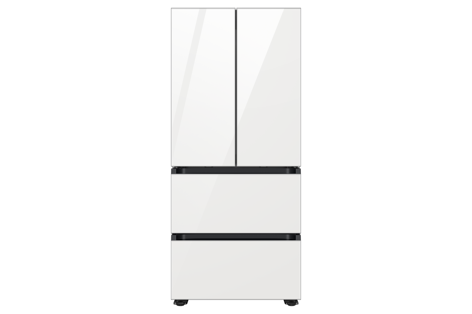 Bespoke AI 김치플러스 4도어 490L (AI 정온 모드) 클린 화이트 정면