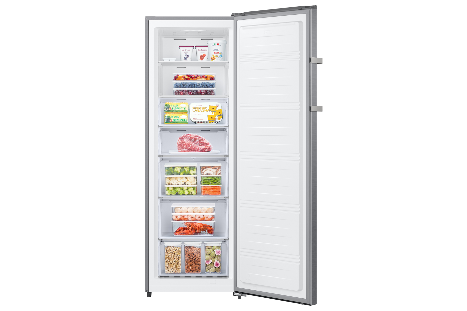 냉동고 227L (냉동전용) 리파인드 이녹스 내상 푸드컷