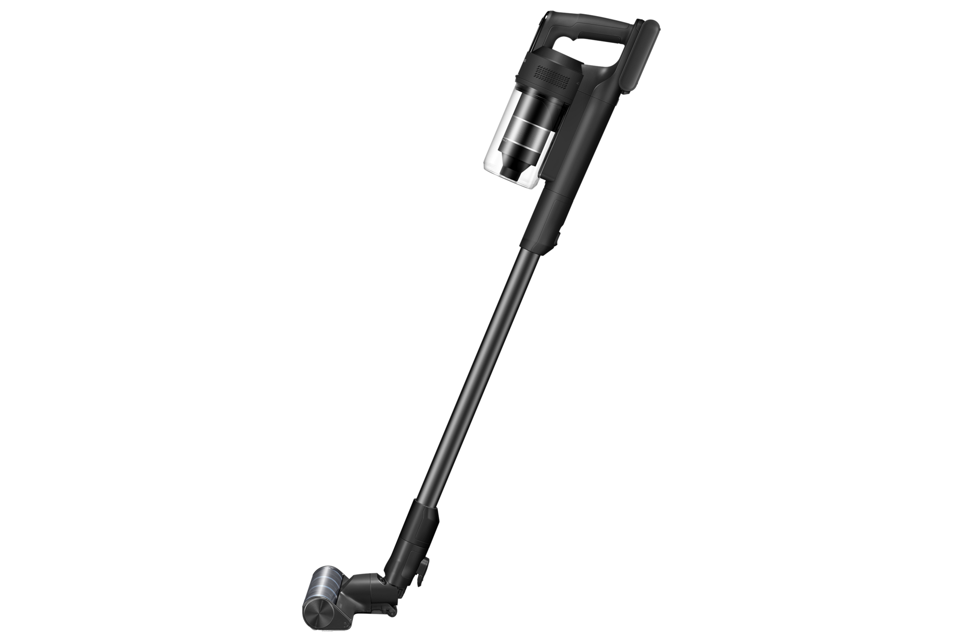 제트 핏 물걸레 브러시 패키지 (새틴 블랙) 뒤로 눕혀진 오른쪽 측면