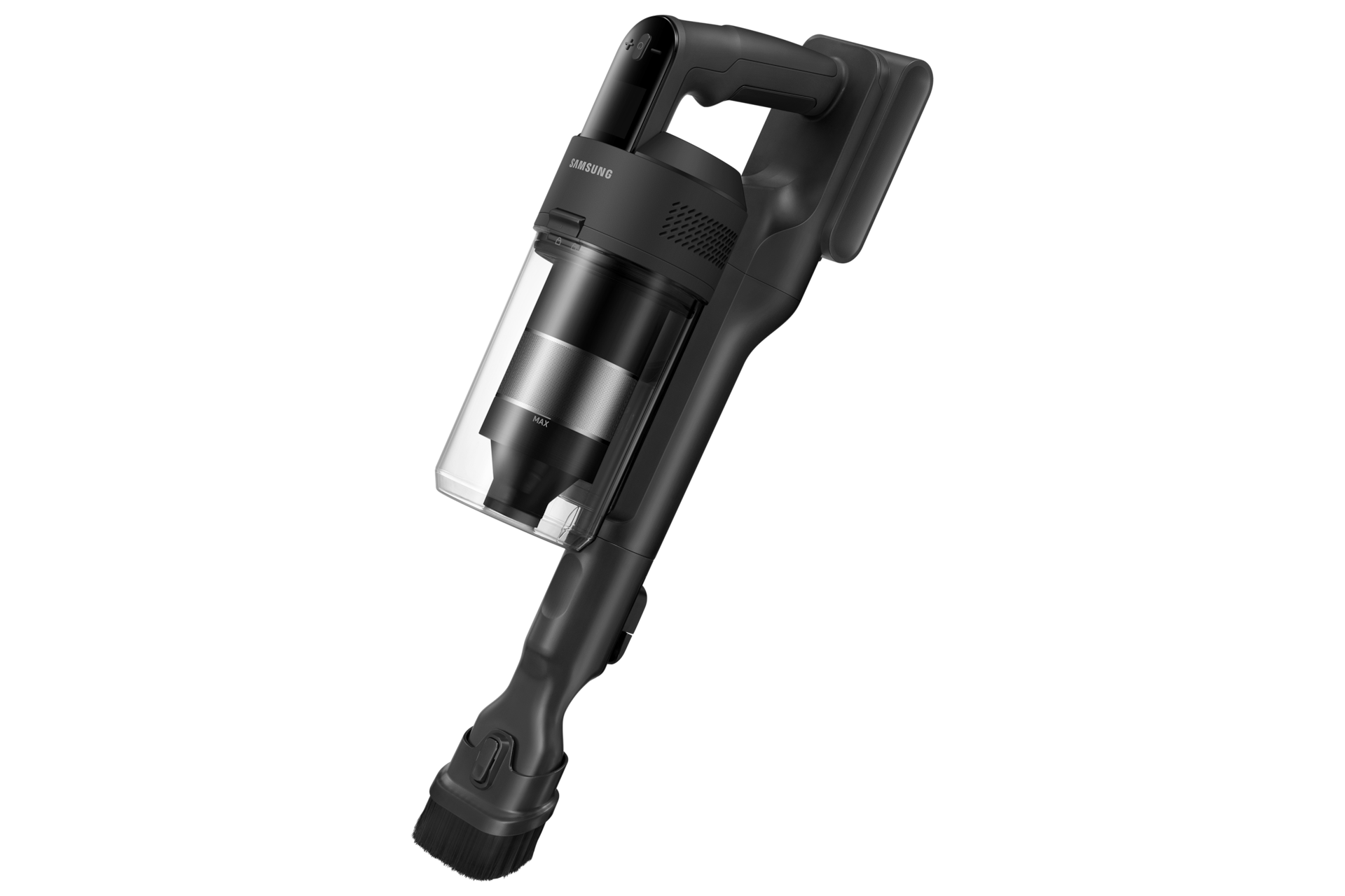 제트 핏 물걸레 브러시 패키지 (새틴 블랙) 솔 브러시를 연결한 오른쪽 측면