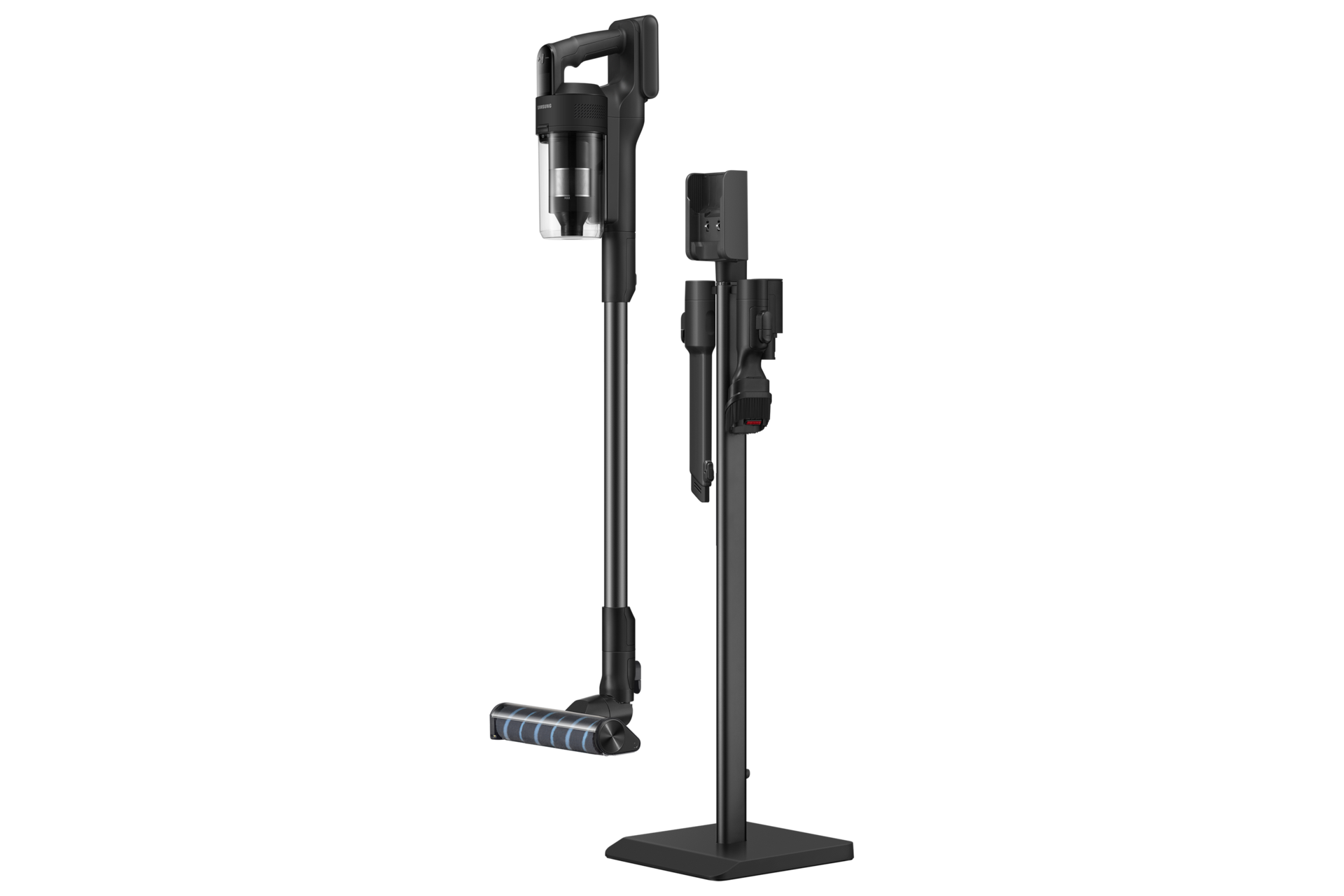 제트 핏 (새틴 블랙) 거치대와 분리 후 들어올린 오른쪽 측면