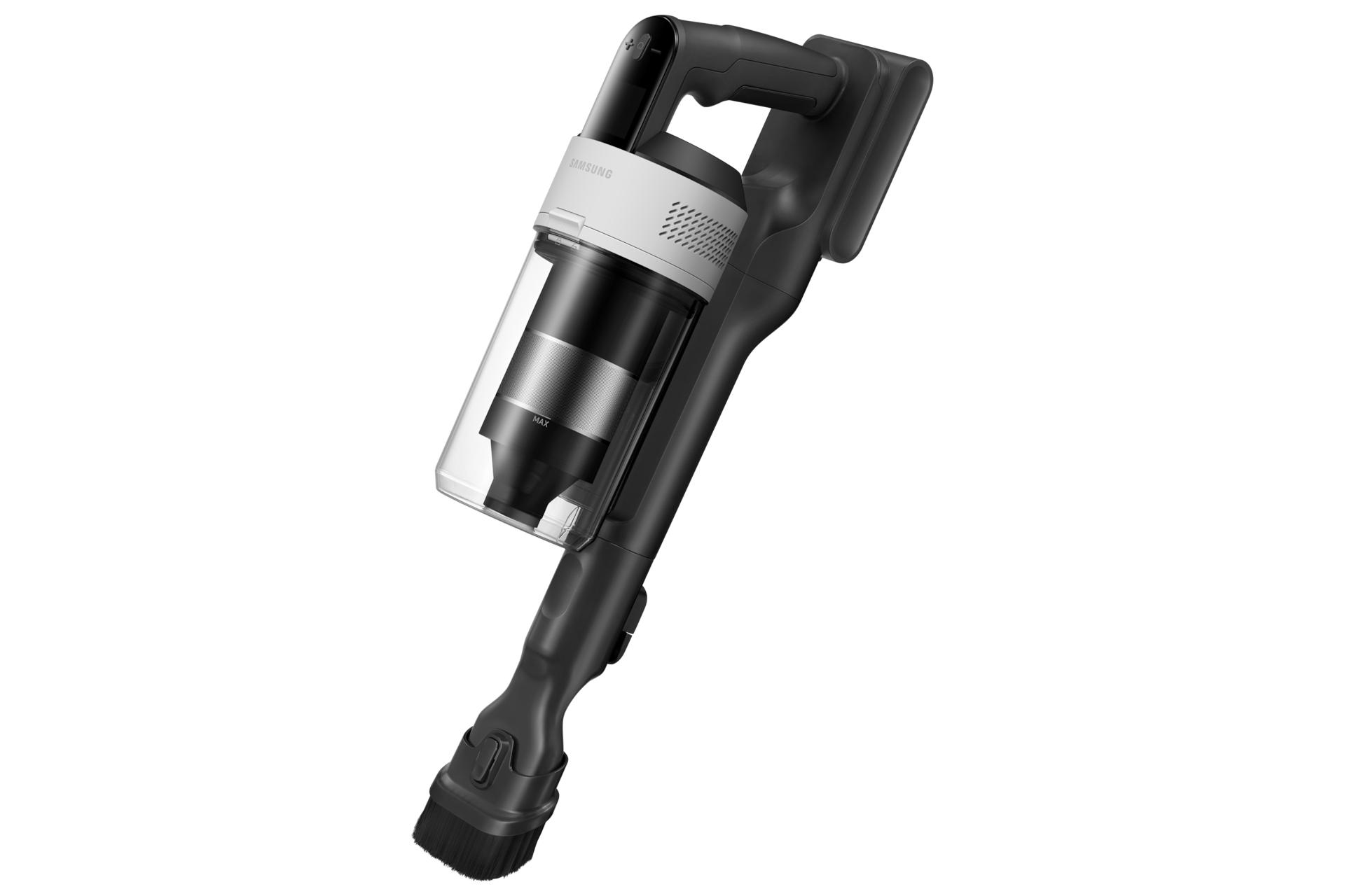 제트 핏 침구 브러시 패키지 (새틴 블랙) 솔 브라시를 연결한 오른쪽 측면