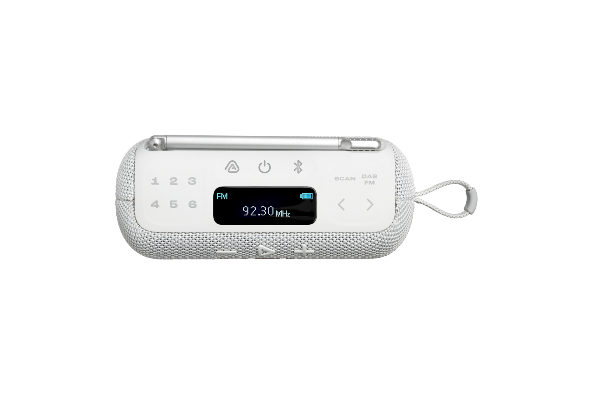 JBL TUNER 3 라디오 겸용 블루투스 스피커 화이트 상단