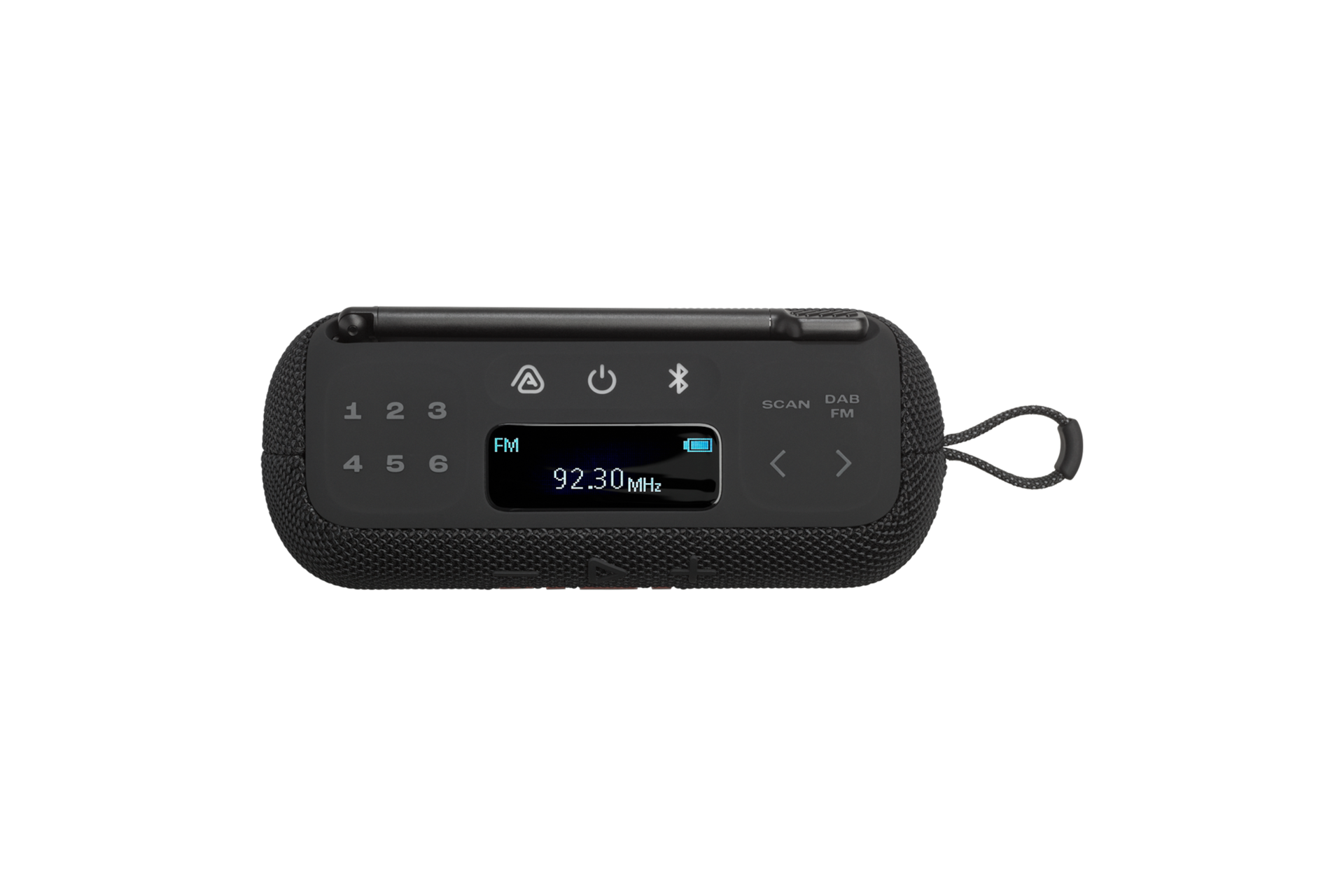 JBL TUNER 3 라디오 겸용 블루투스 스피커 블랙 상단