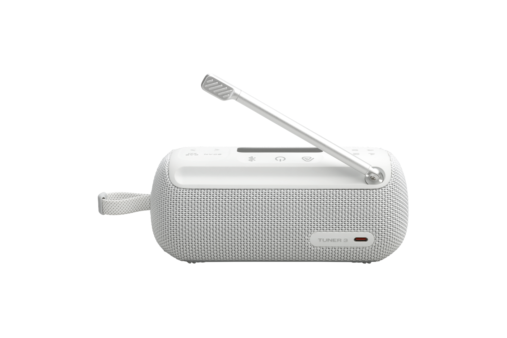 JBL TUNER 3 라디오 겸용 블루투스 스피커 화이트 뒷면