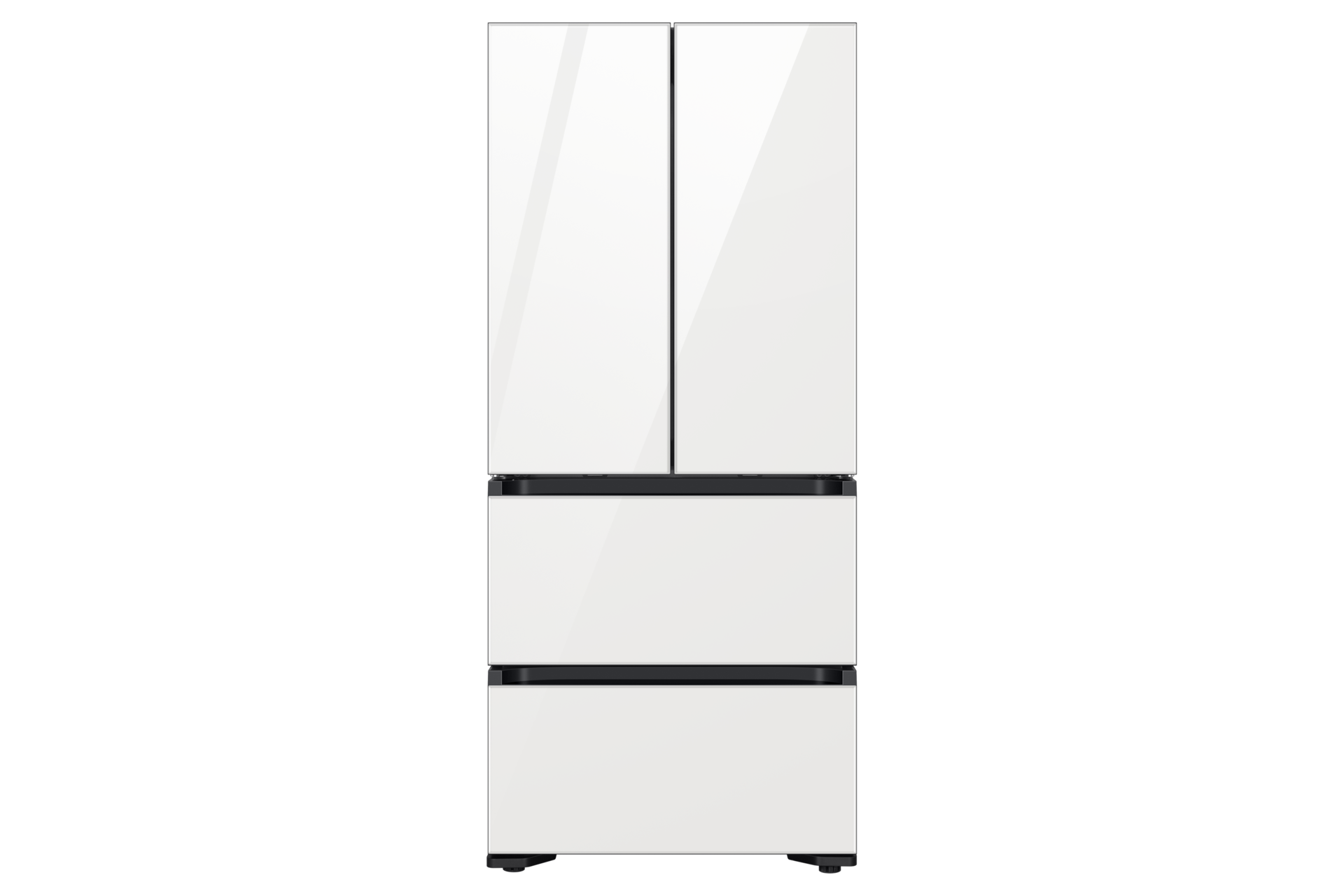 Bespoke AI 김치플러스 4도어 583L (AI 정온 모드) 클린 화이트 정면