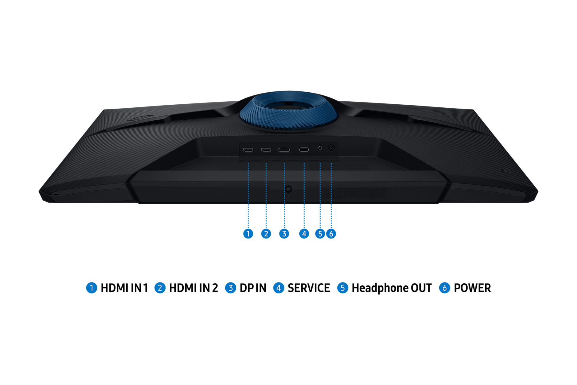 오디세이 G5 G51F QHD 180Hz (LS32FG510) 후면 포트