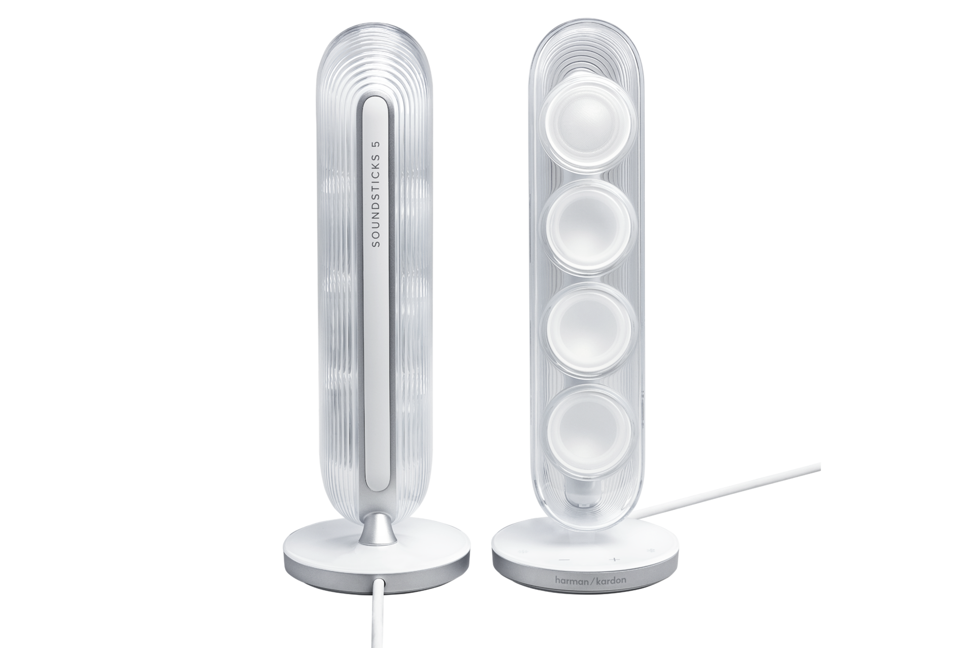 하만카돈 SOUND STICKS 5 블루투스 스피커 화이트 사운드 스틱 페어 컷