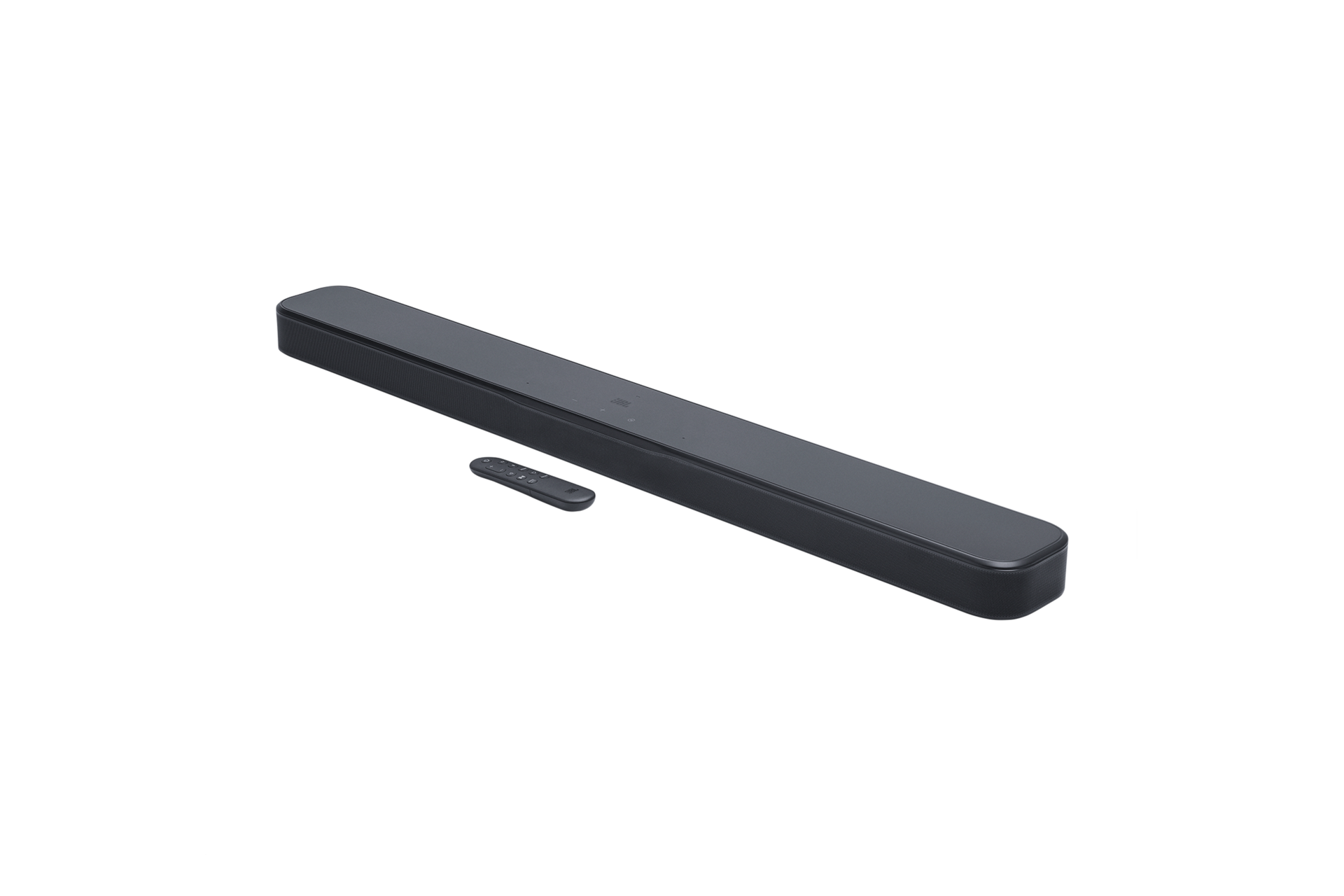 JBL BAR 300 MK2 원바디 사운드바 블랙 우측 45도 측면 + 리모컨 페이컷