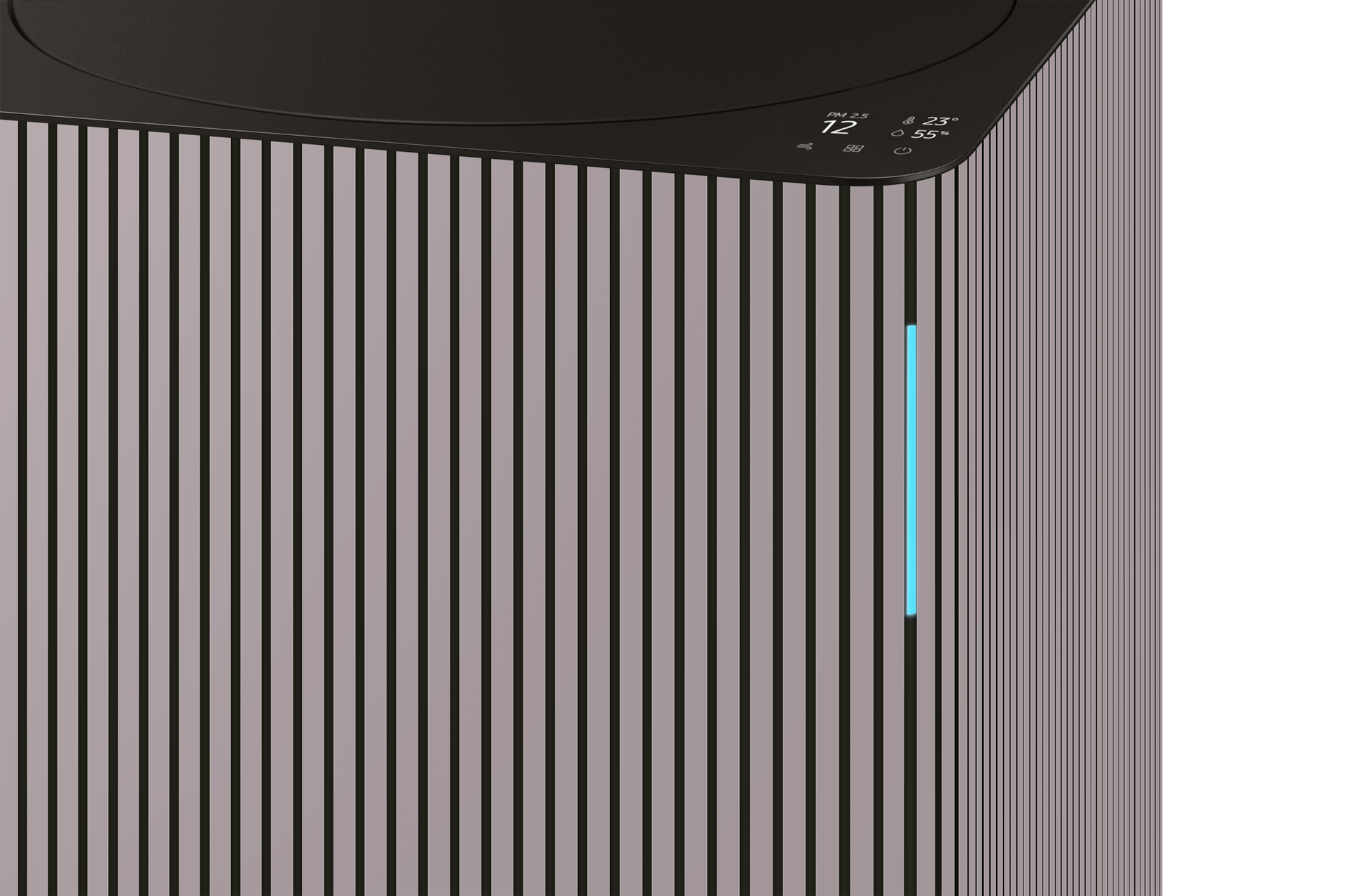 Infinite AI 공기청정기 (100㎡, 리유저블 필터) 에센셜 플럼 좋음 청정라이팅 확대