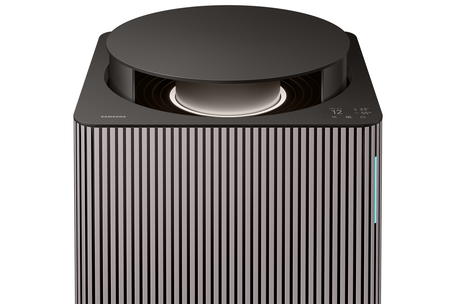 Infinite AI 공기청정기 (100㎡, 리유저블 필터) 에센셜 플럼 팝업 청정부스터 확대