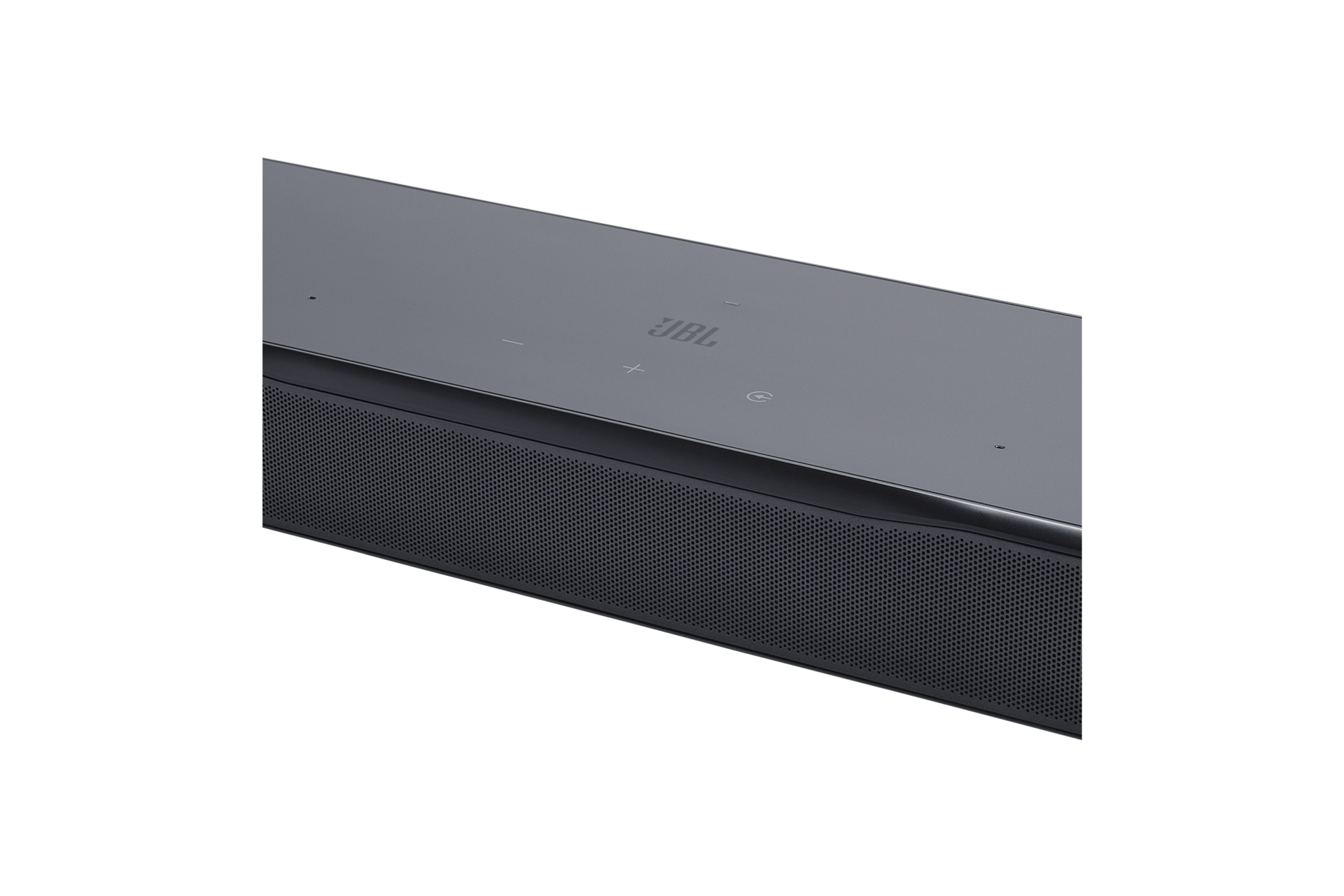 JBL BAR 800 MK2 분리형 사운드바 상단 버튼 부분 확대 컷