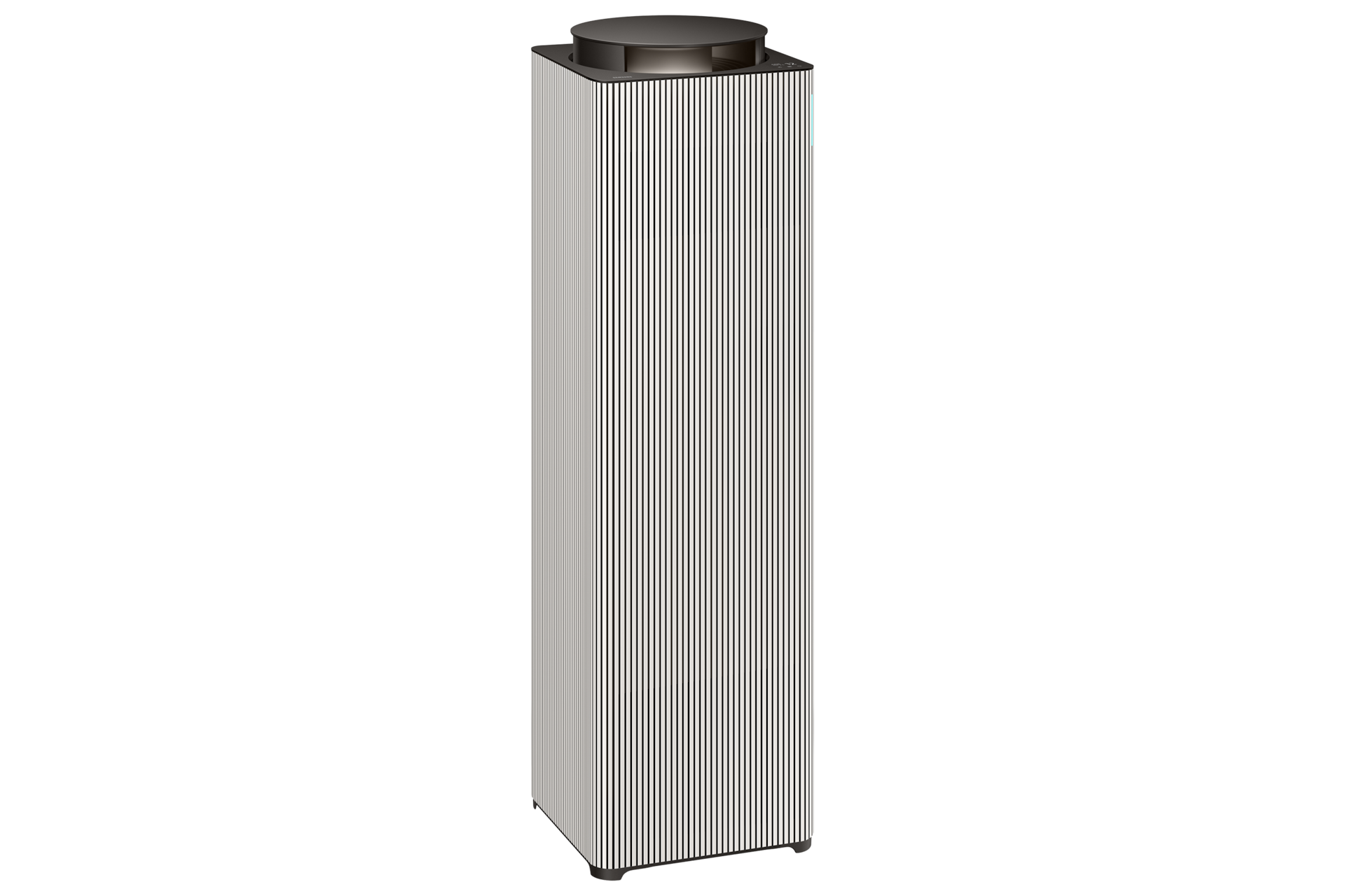 Infinite AI 공기청정기 (100㎡, S 필터) 에센셜 베이지 팝업 청정부스터 열린 왼쪽 측면