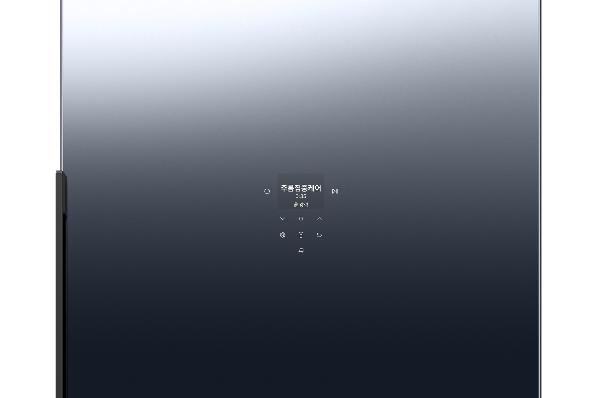 Bespoke AI 에어드레서 대용량 5~9벌 크리스탈 미러 LCD창 확대